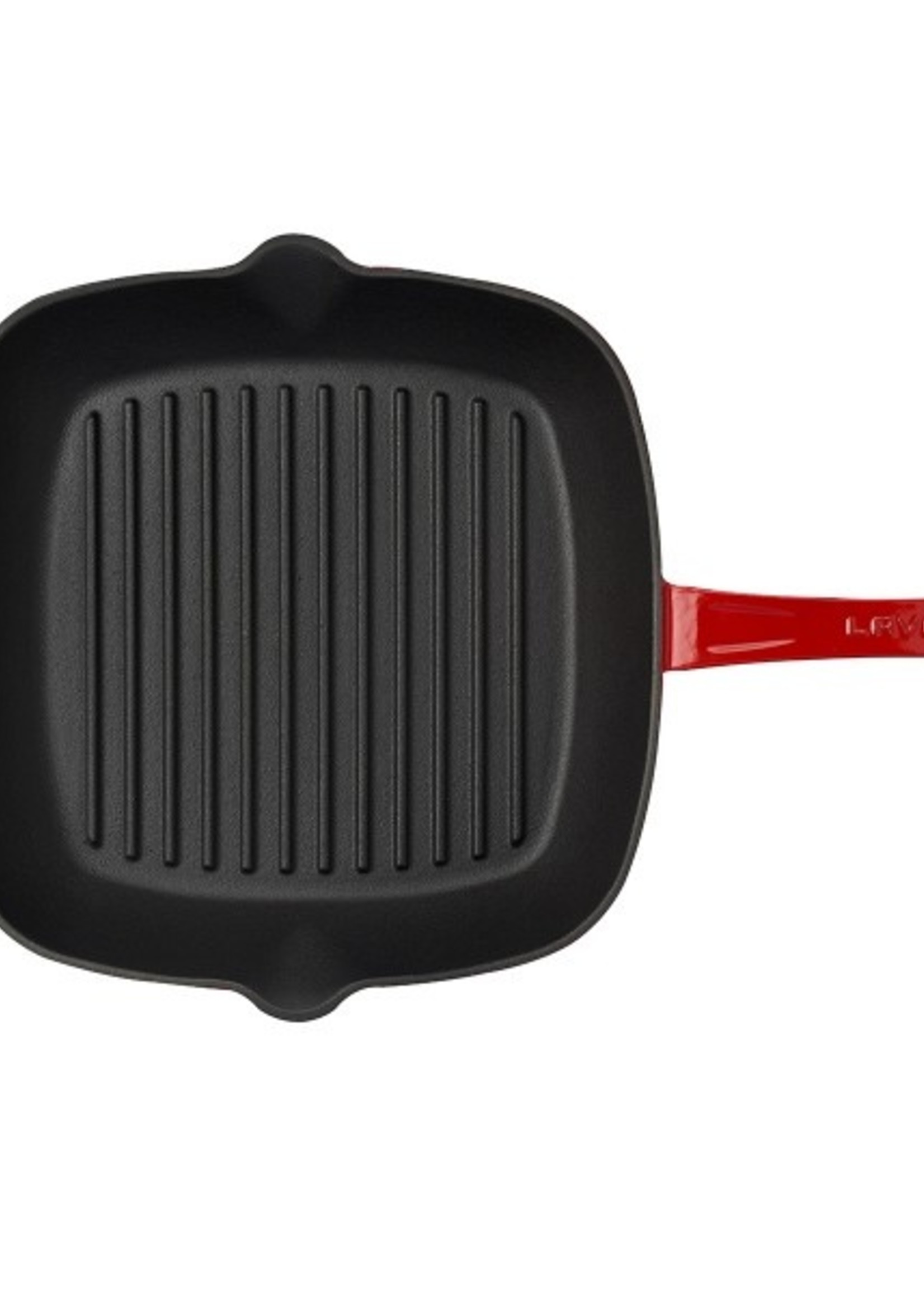 Lava Casting Red Grill Pan Metal Handle 28 cm LV P GT 2828 K0