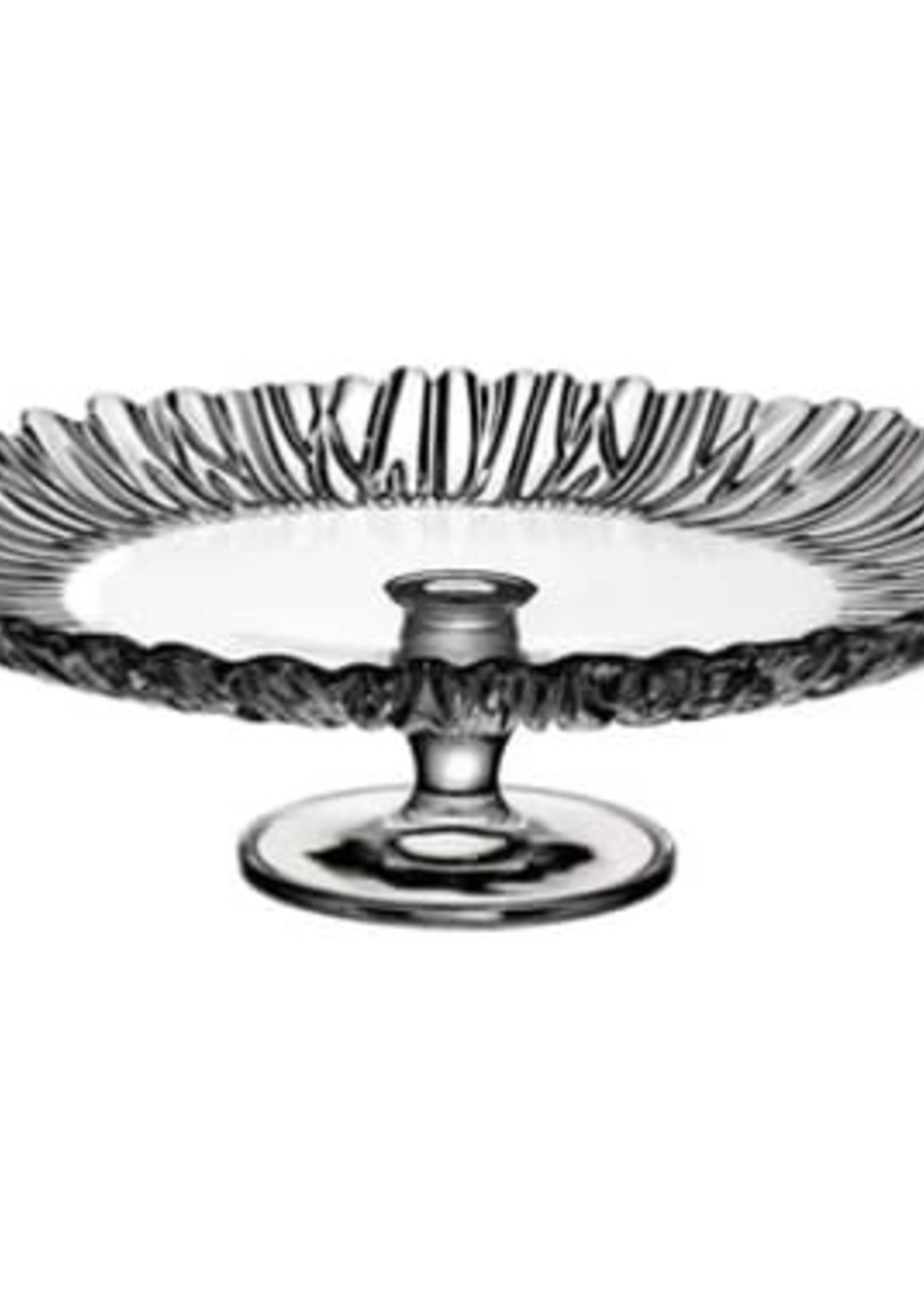 Paşabahçe Aurora Footed Serving Plate 95832