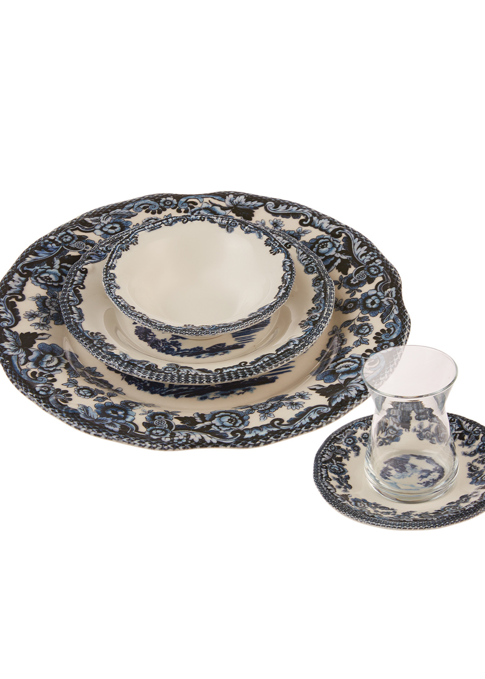 Karaca Blue Iliad 26 Pieces 6 Person Breakfast/Service Set