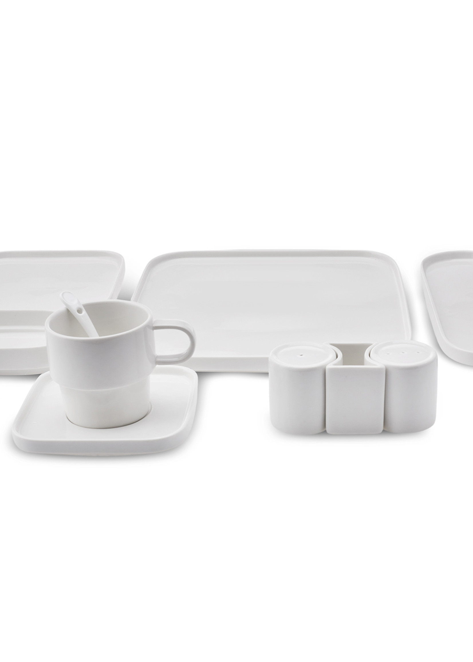 Karaca Cubique 35 Pieces 6 Person Porcelain Breakfast/Serving Set