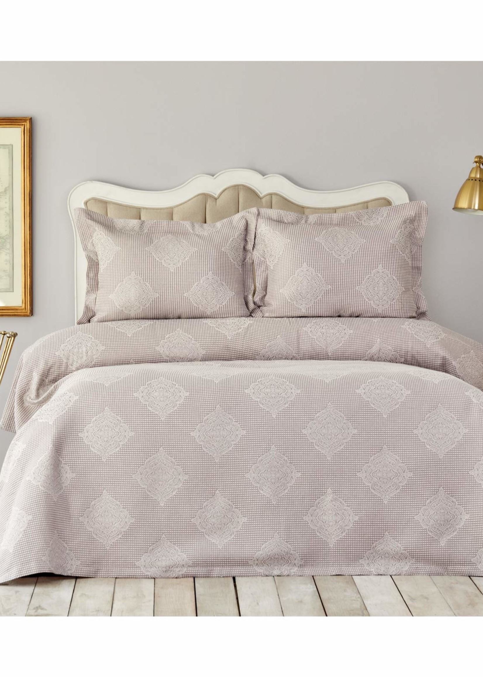 Karaca Home Eva Lilac Double Bedspread Set
