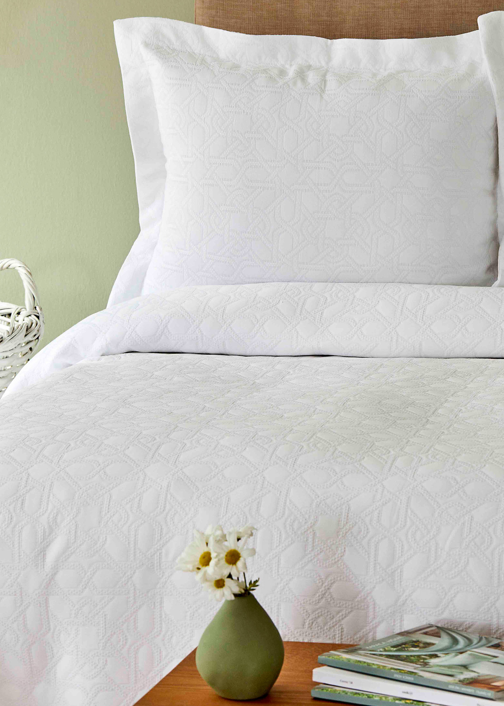 Karaca Home Back To Basic White Double Bedspread