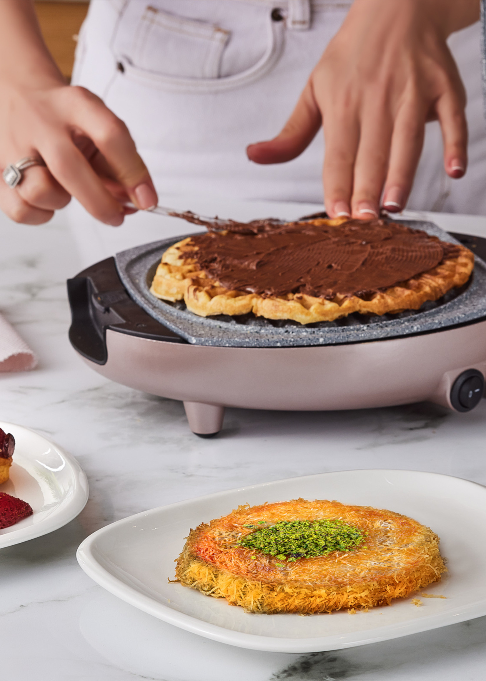 Karaca Funday Silver Waffle Machine 1000W