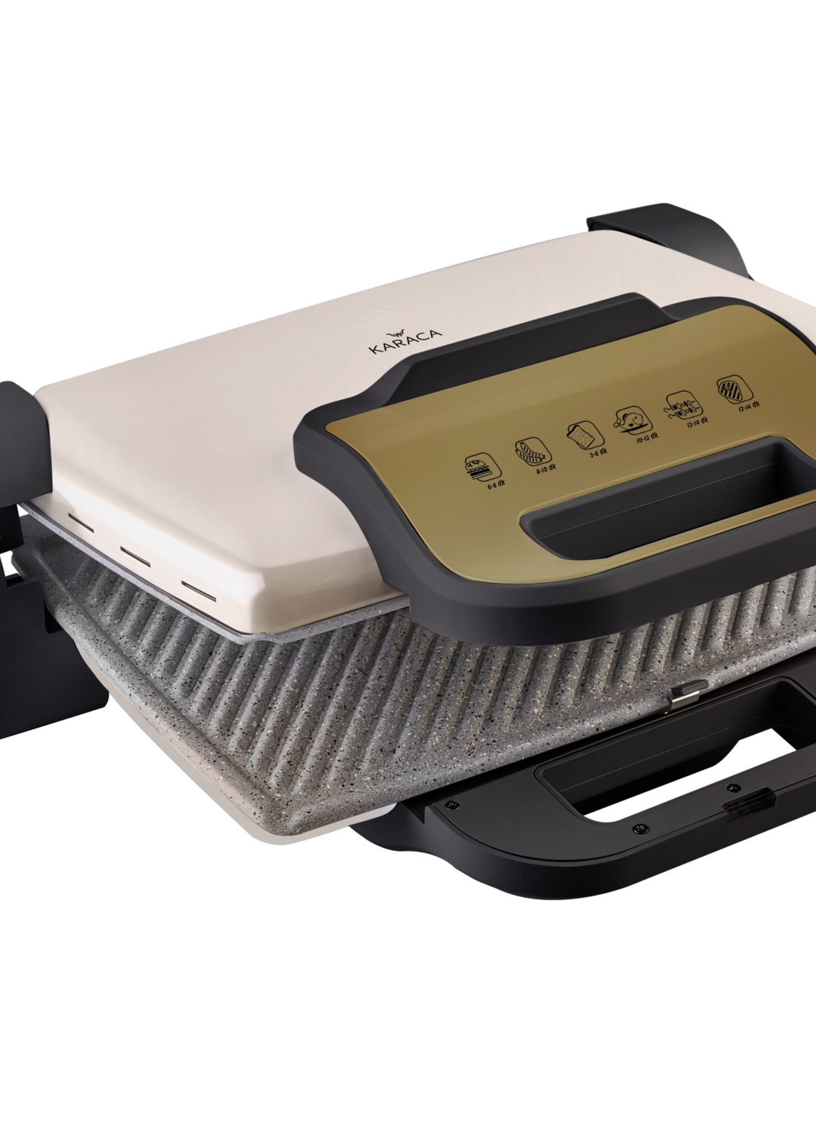 Karaca Retro Cream Grill and Toaster