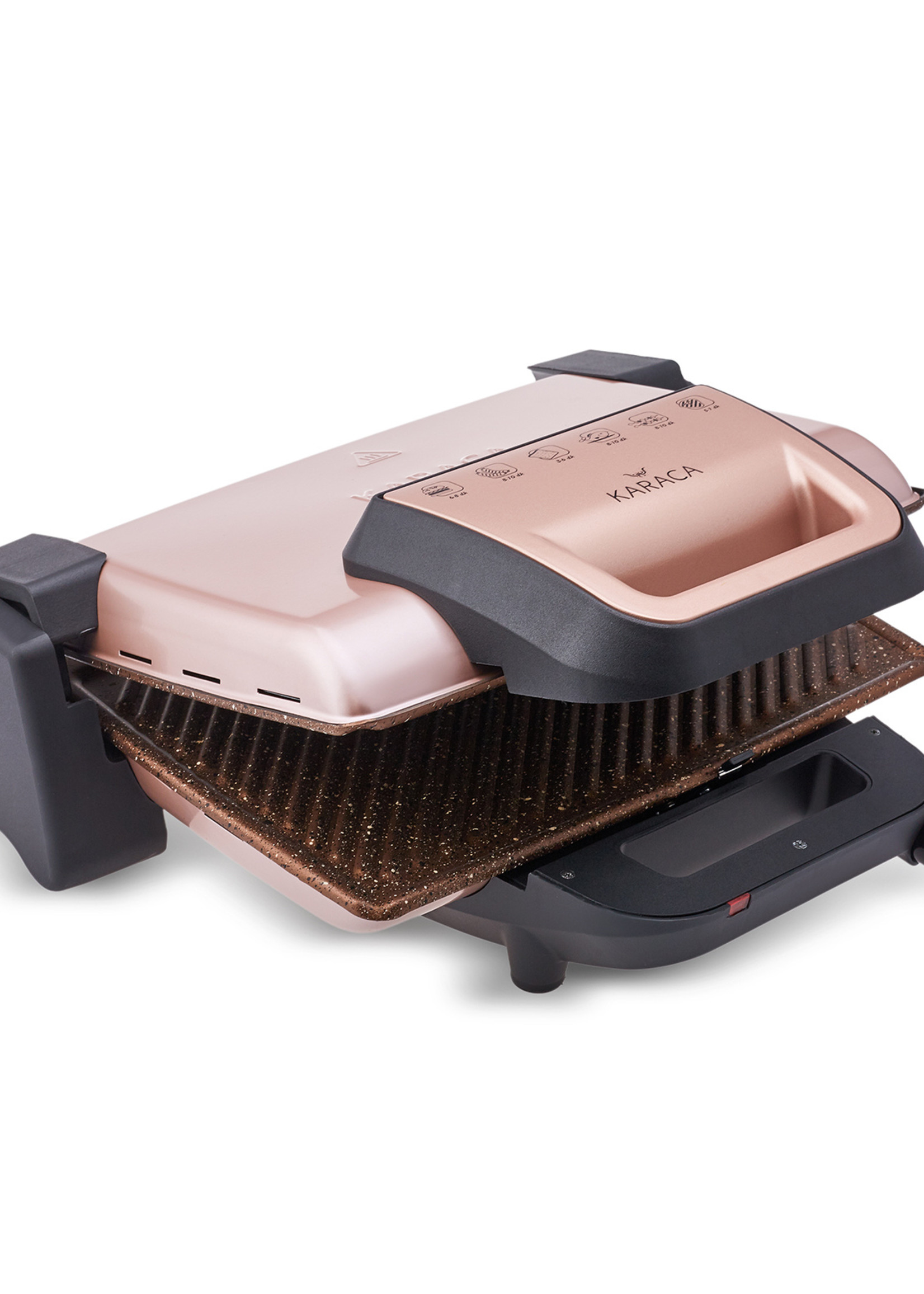 Karaca Rosegold Granite Grill and Toaster 2000W