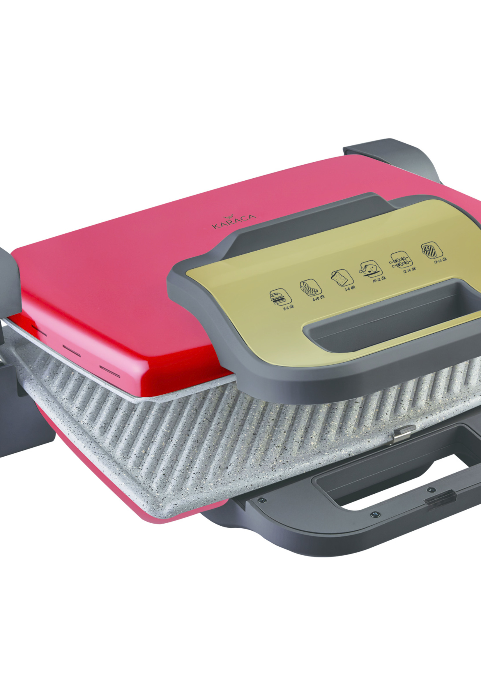 Karaca Retro Red Grill and Toaster