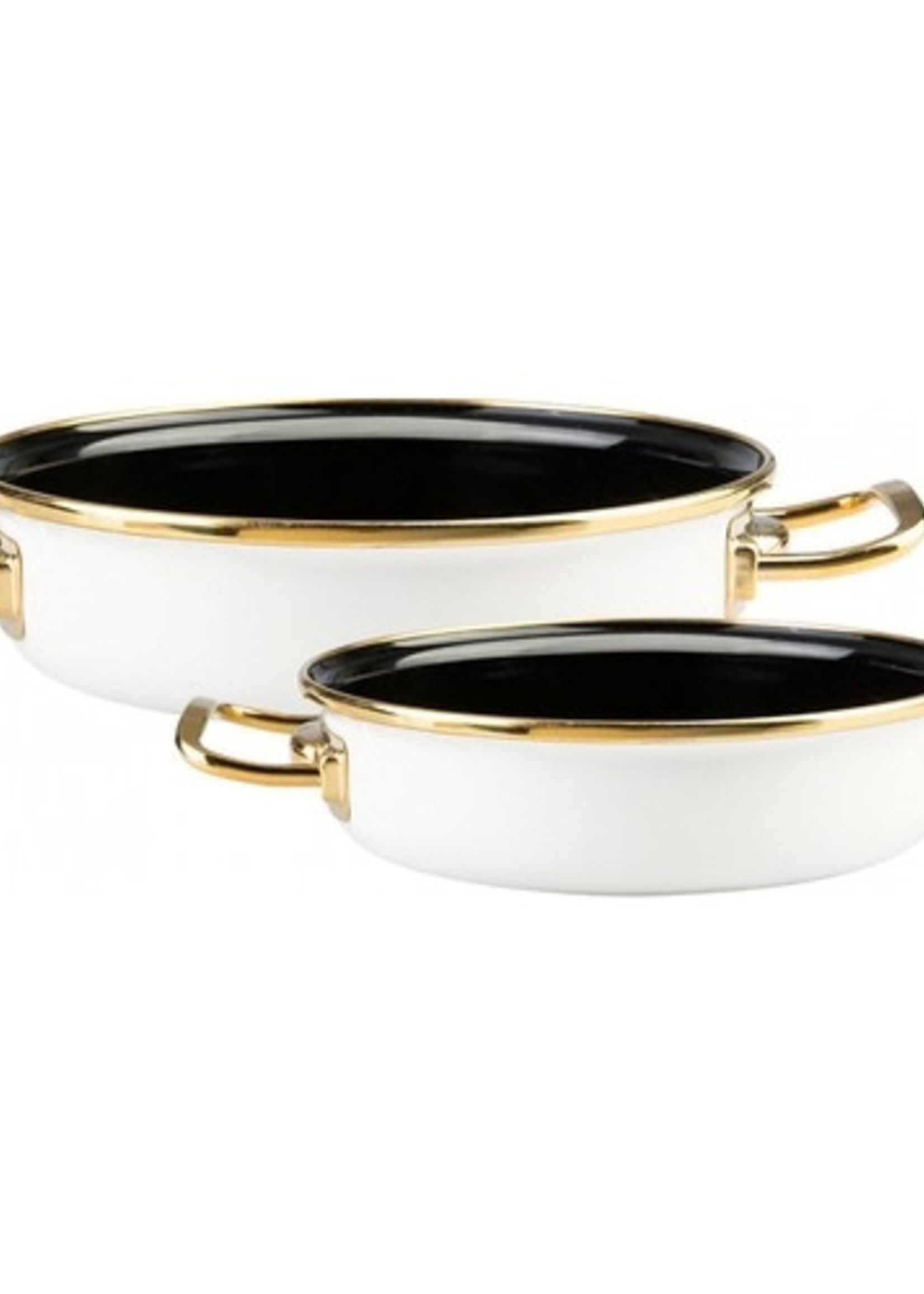Karaca Retro Enamel Set of 2 Cream Non-toxic
