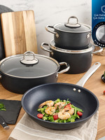 Karaca Diamond Steel Plus 7 Piece Cookware Set