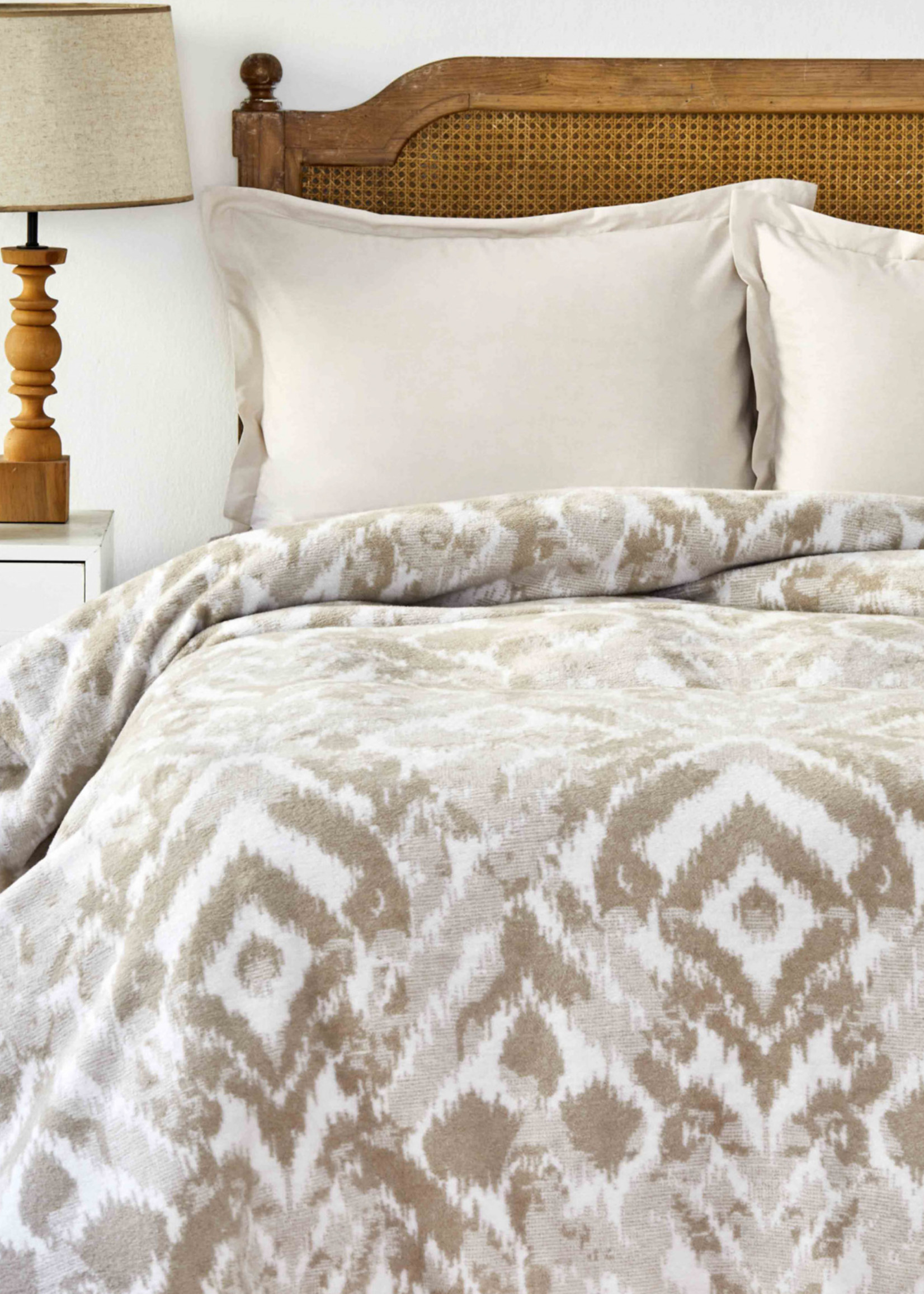 Karaca Home Arwen Beige Double Blanket