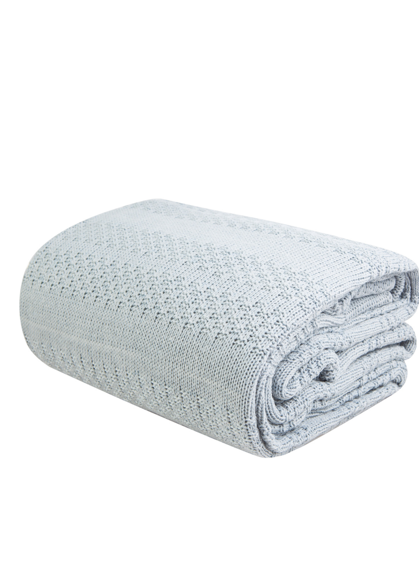 Karaca Home Charm Bold Blue Double Knitted Blanket