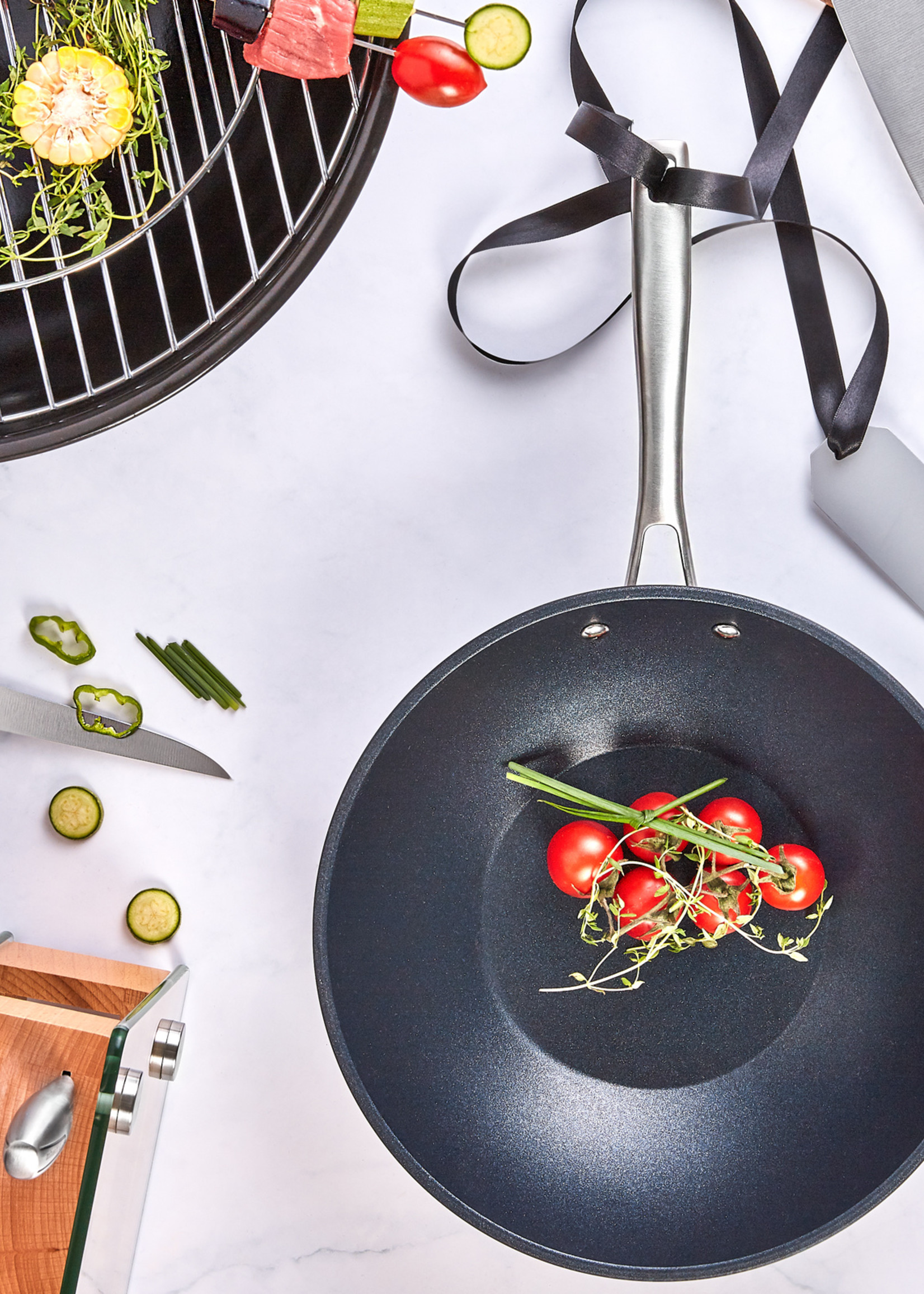 Karaca Bio Diamond Pro Induction Based Wok Pan 28 cm 2.8 Lt