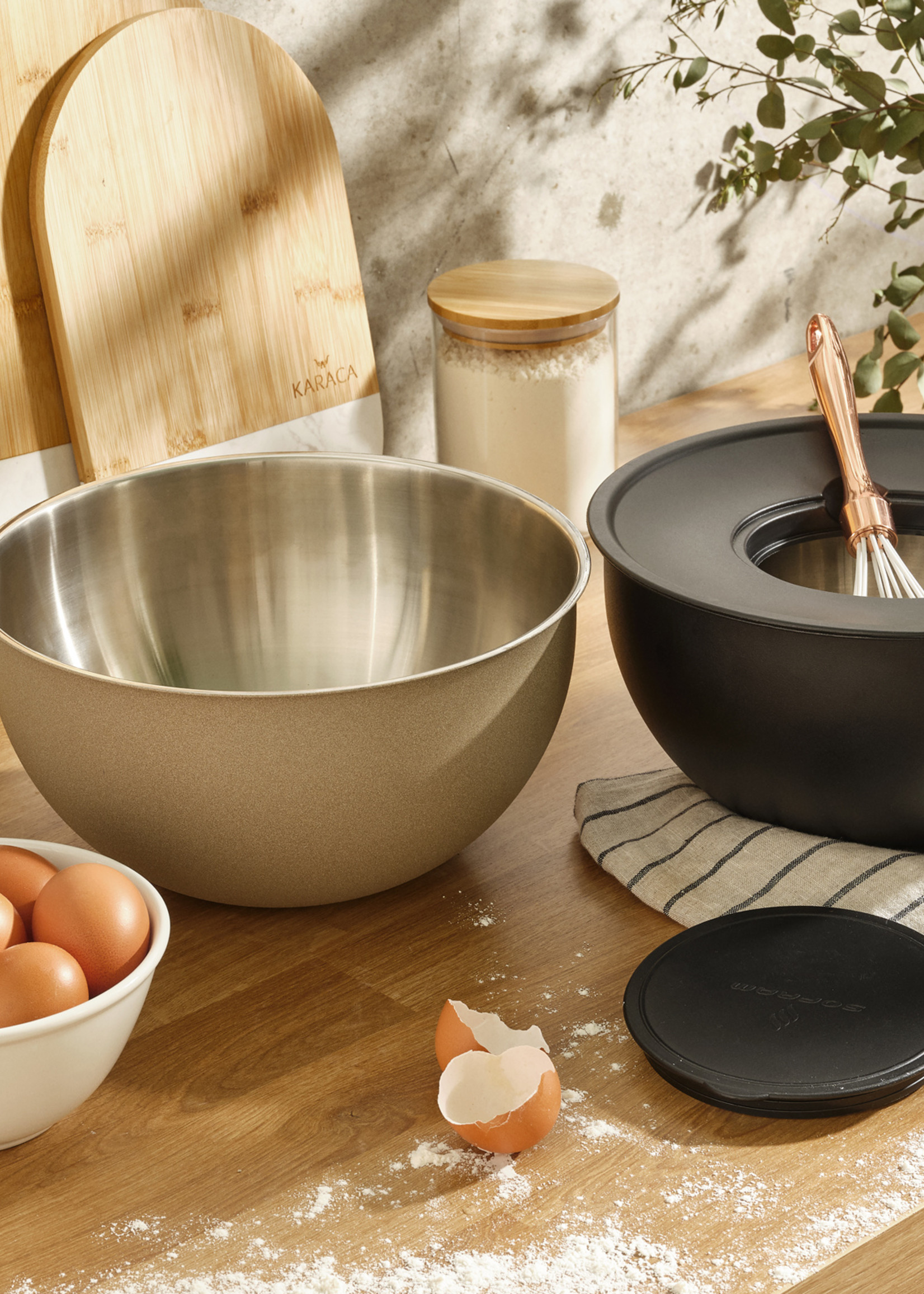 Karaca Tenedos Black Mixing Bowl