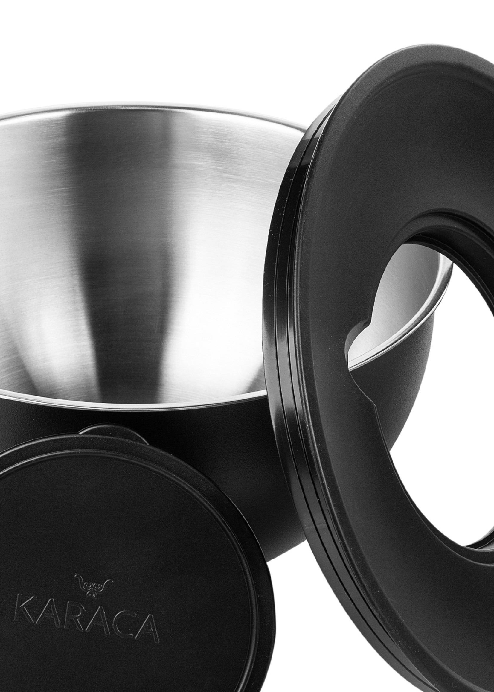 Karaca Tenedos Black Mixing Bowl