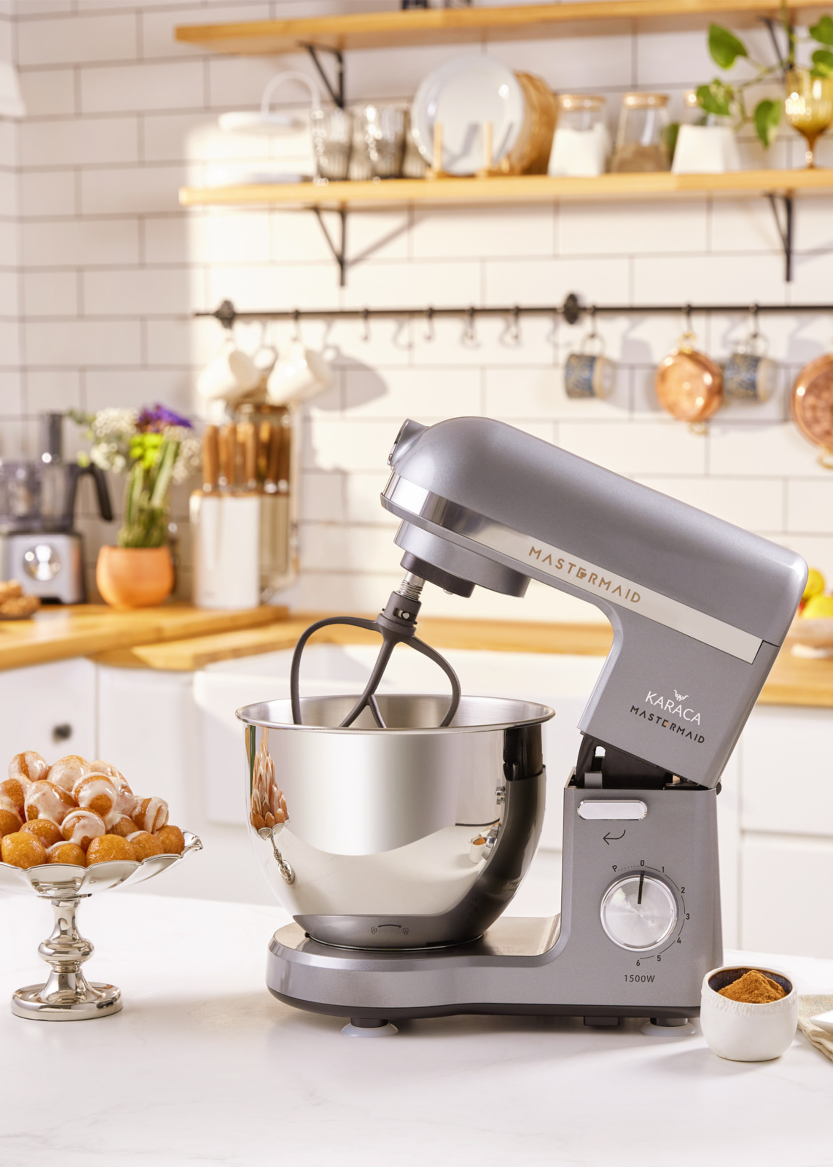 Karaca Mastermaid Chef Stand Mixer Galaxy Gray 1500W 5 Lt