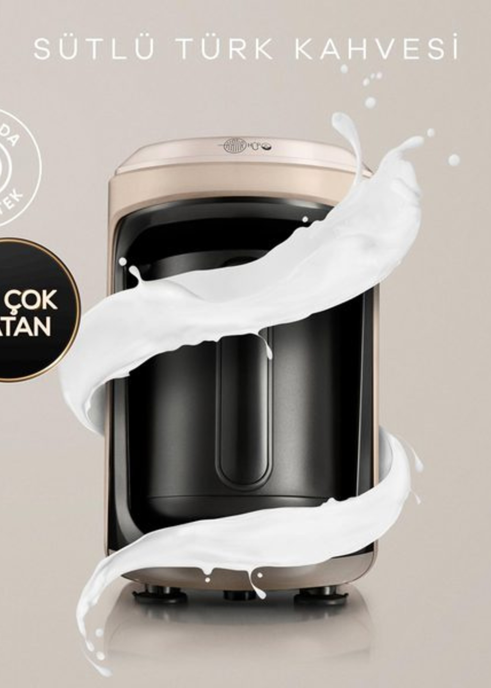 Karaca Hatır Hüps Sütlü Türk Kahve Makinesi Bej