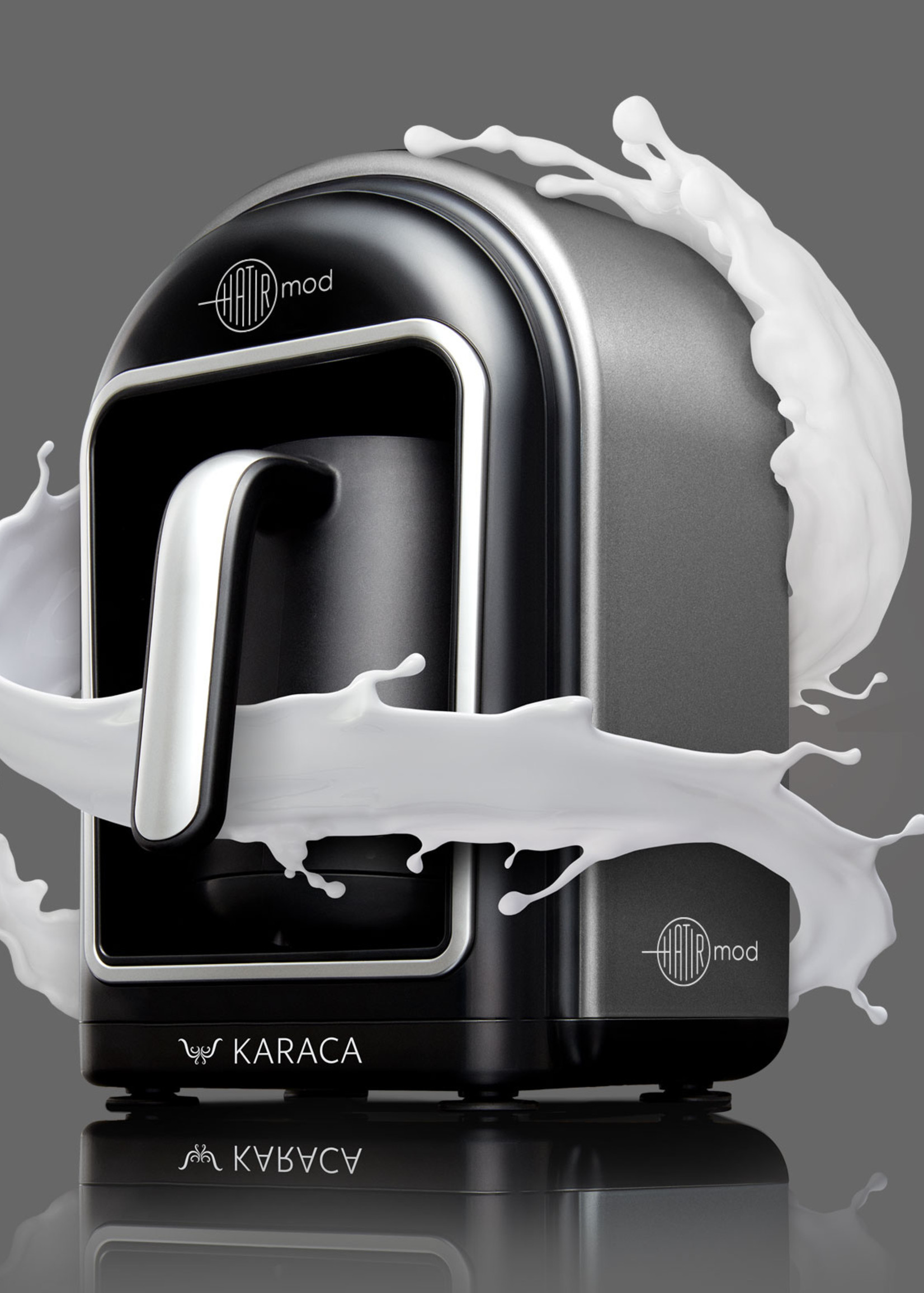 Karaca Hatır Mod Milk Turkish Coffee Machine Anthracite