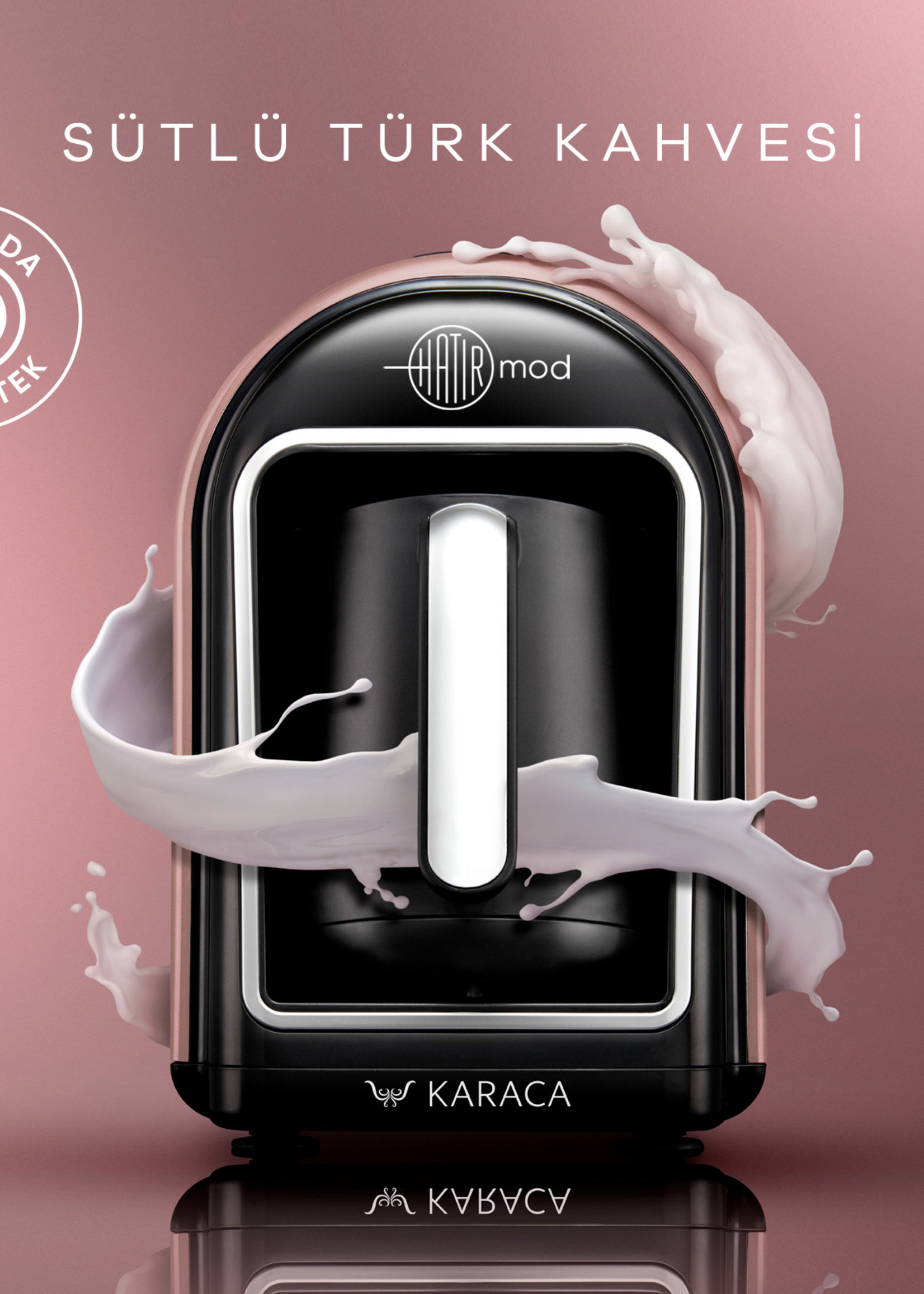 Karaca Hatır Mod Milk Turkish Coffee Machine Rosegold