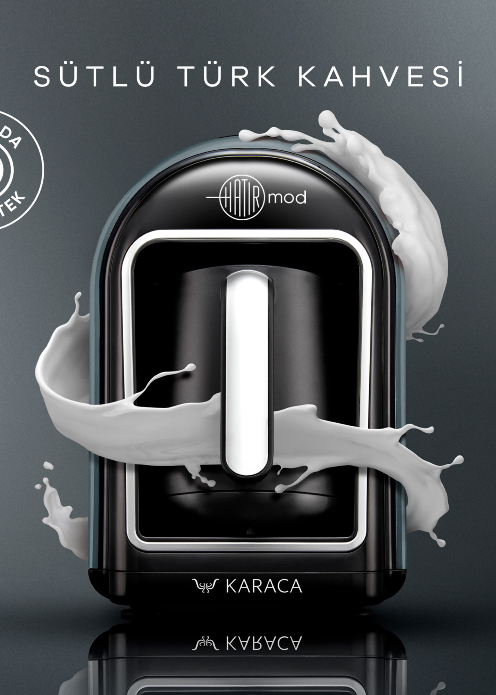 Karaca Hatır Mod Milk Turkish Coffee Machine Silver