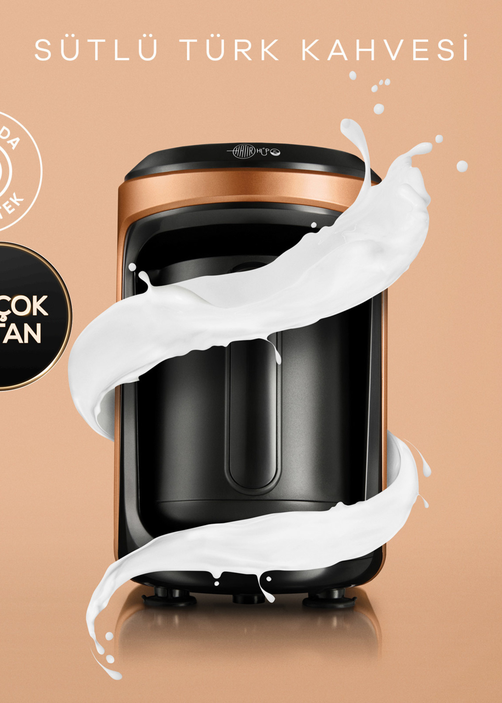 Karaca Hatır Hüps Milk Turkish Coffee Machine Bronze