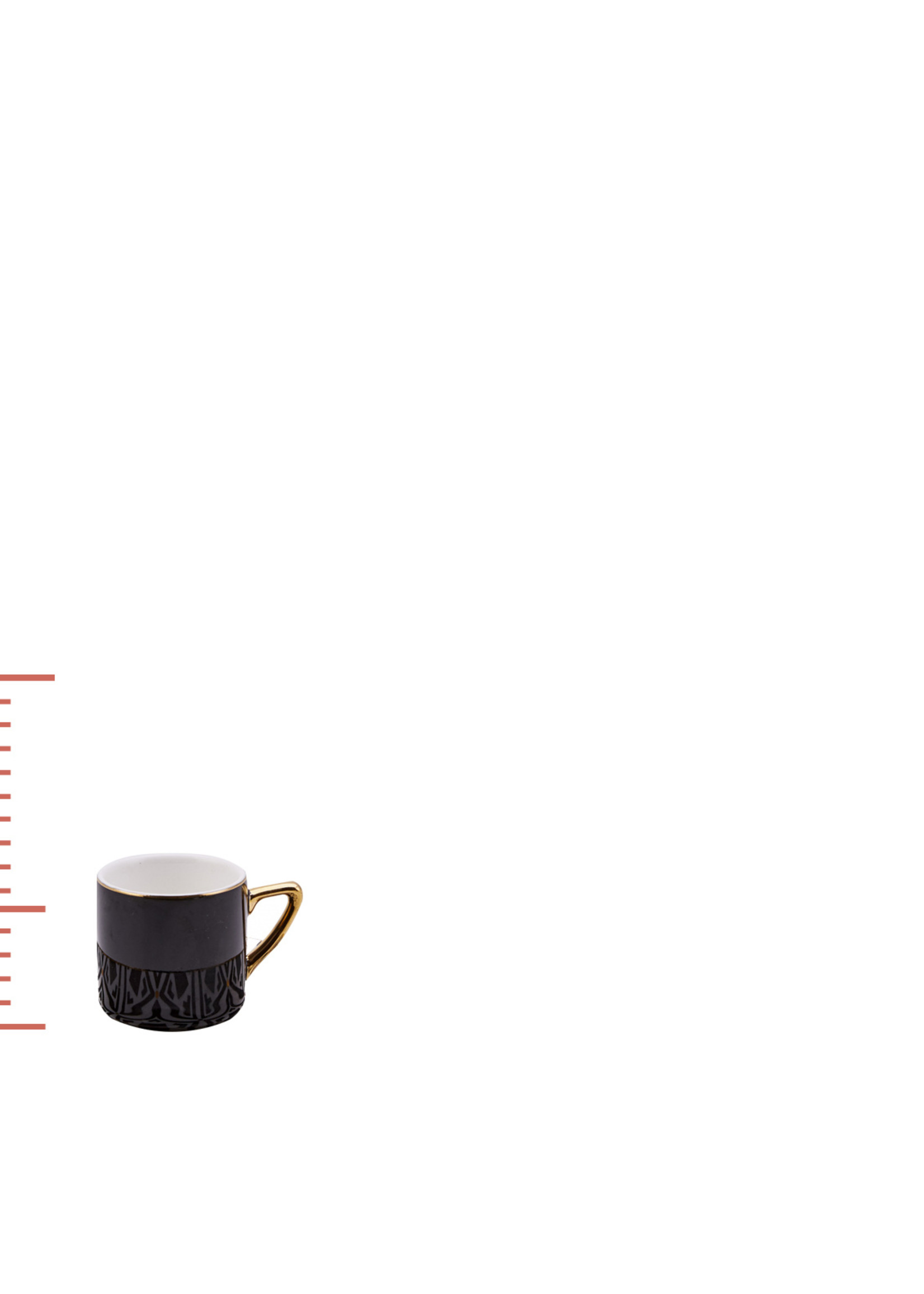 Karaca Monochrome Set of 4 Coffee Cups 90 ml