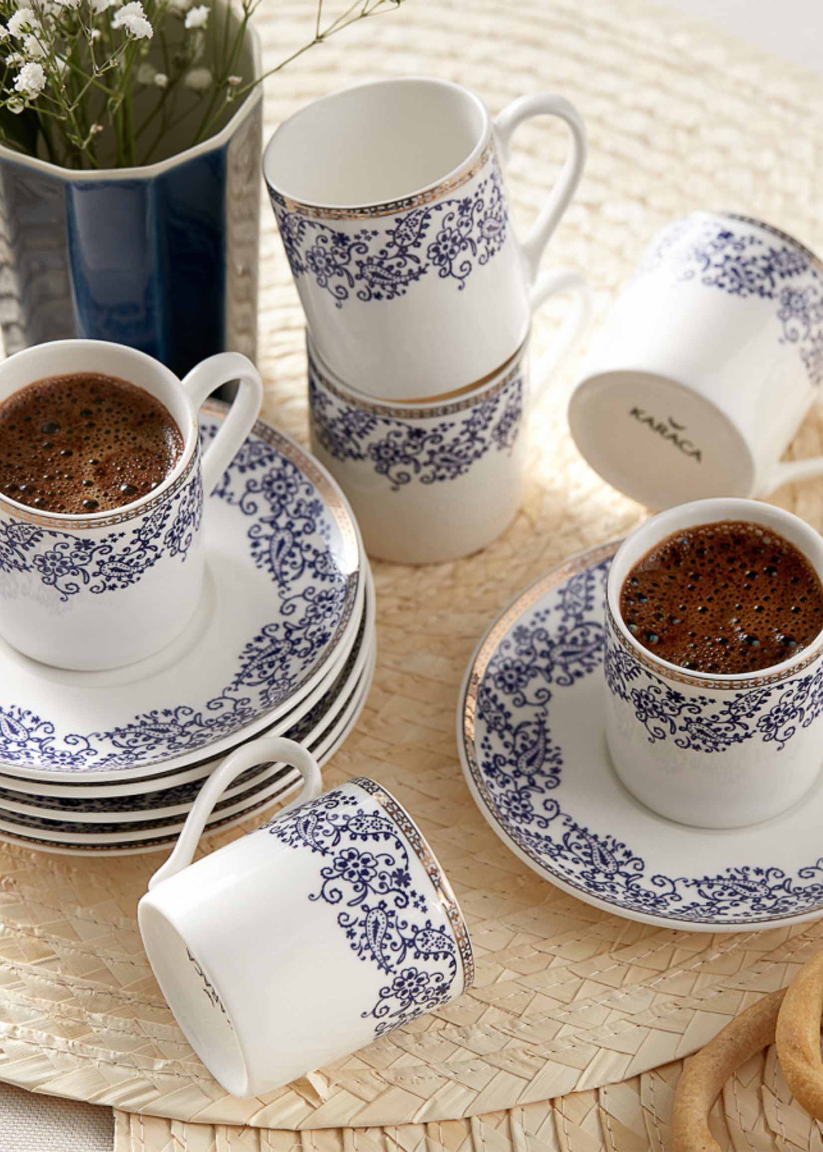 Karaca Bella Set of 6 Coffee Cups