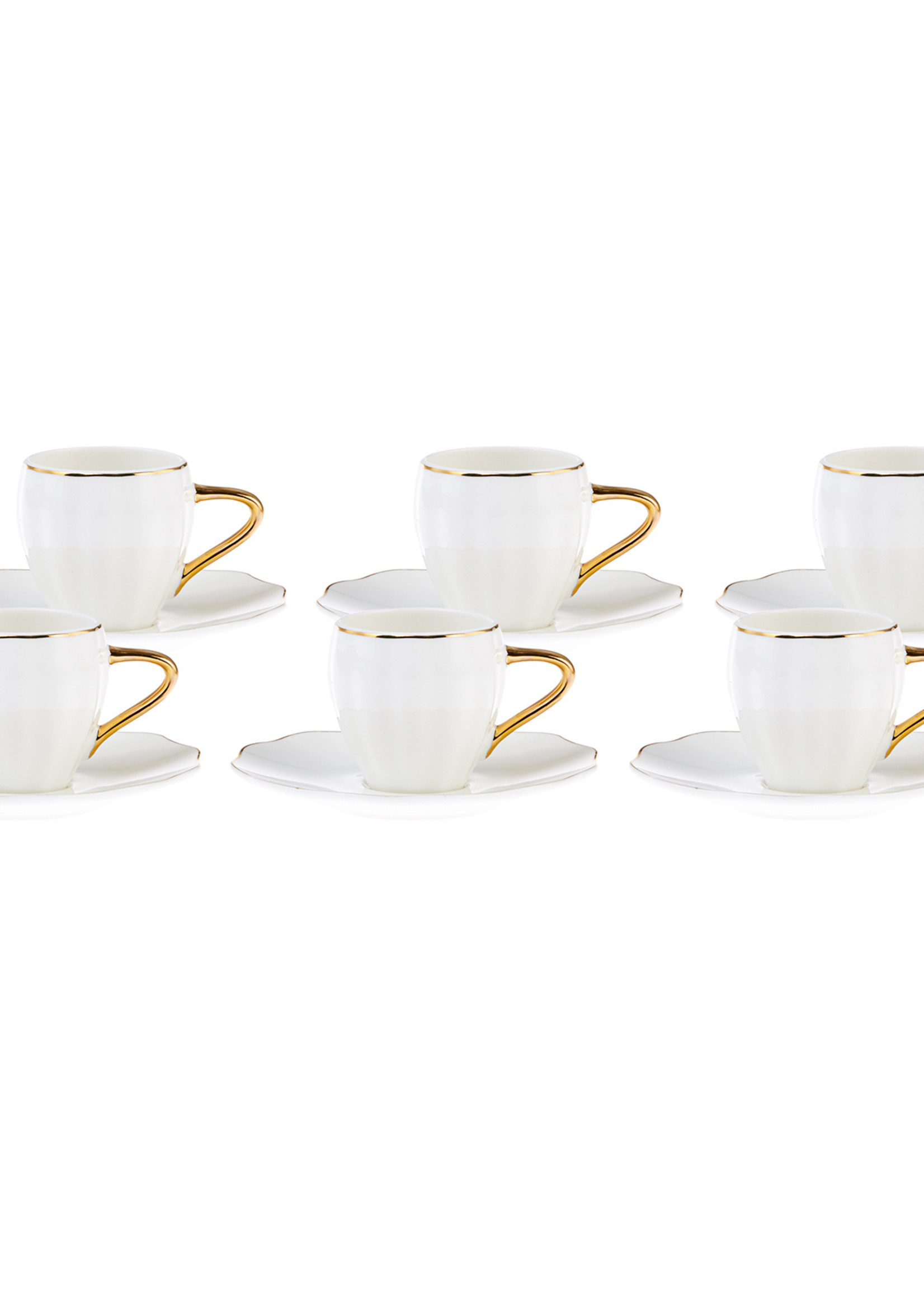 Karaca Sarkas Set of 6 Coffee Cups 80 ml