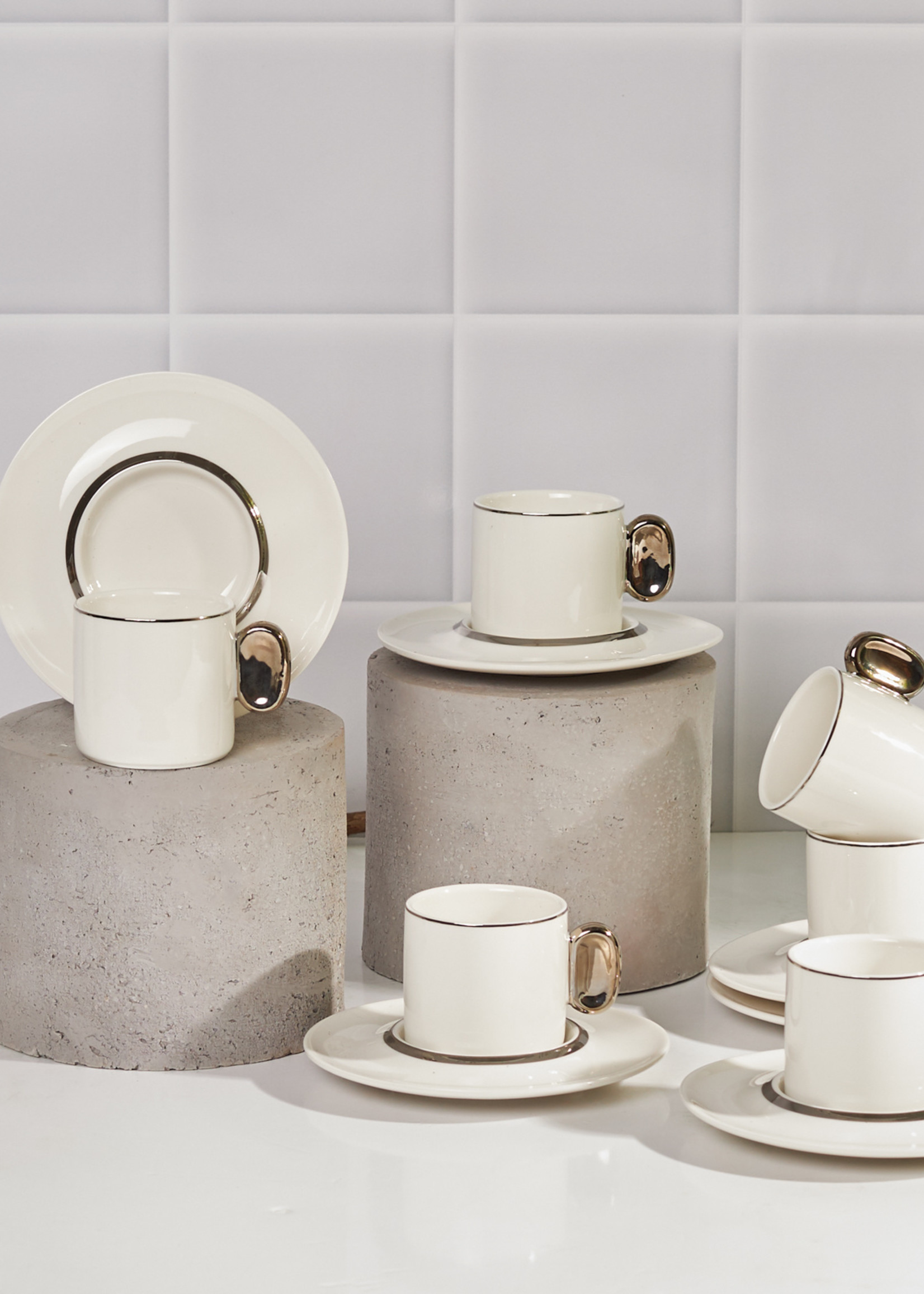 Karaca Slot 6 Person Coffee Cup Set