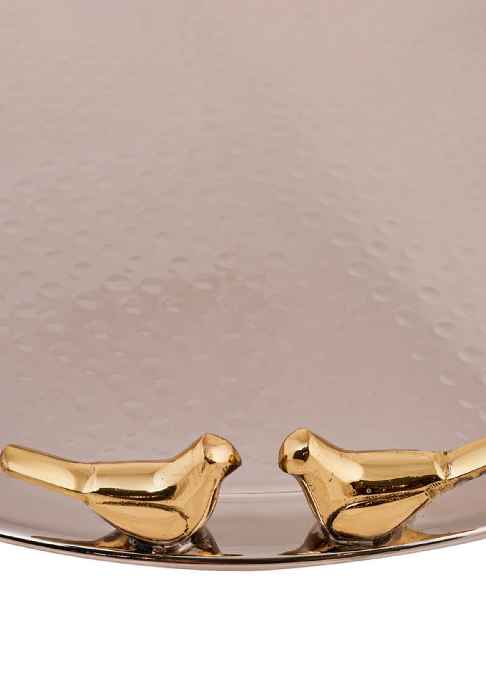 Karaca Birdy Silver Tray 30cm