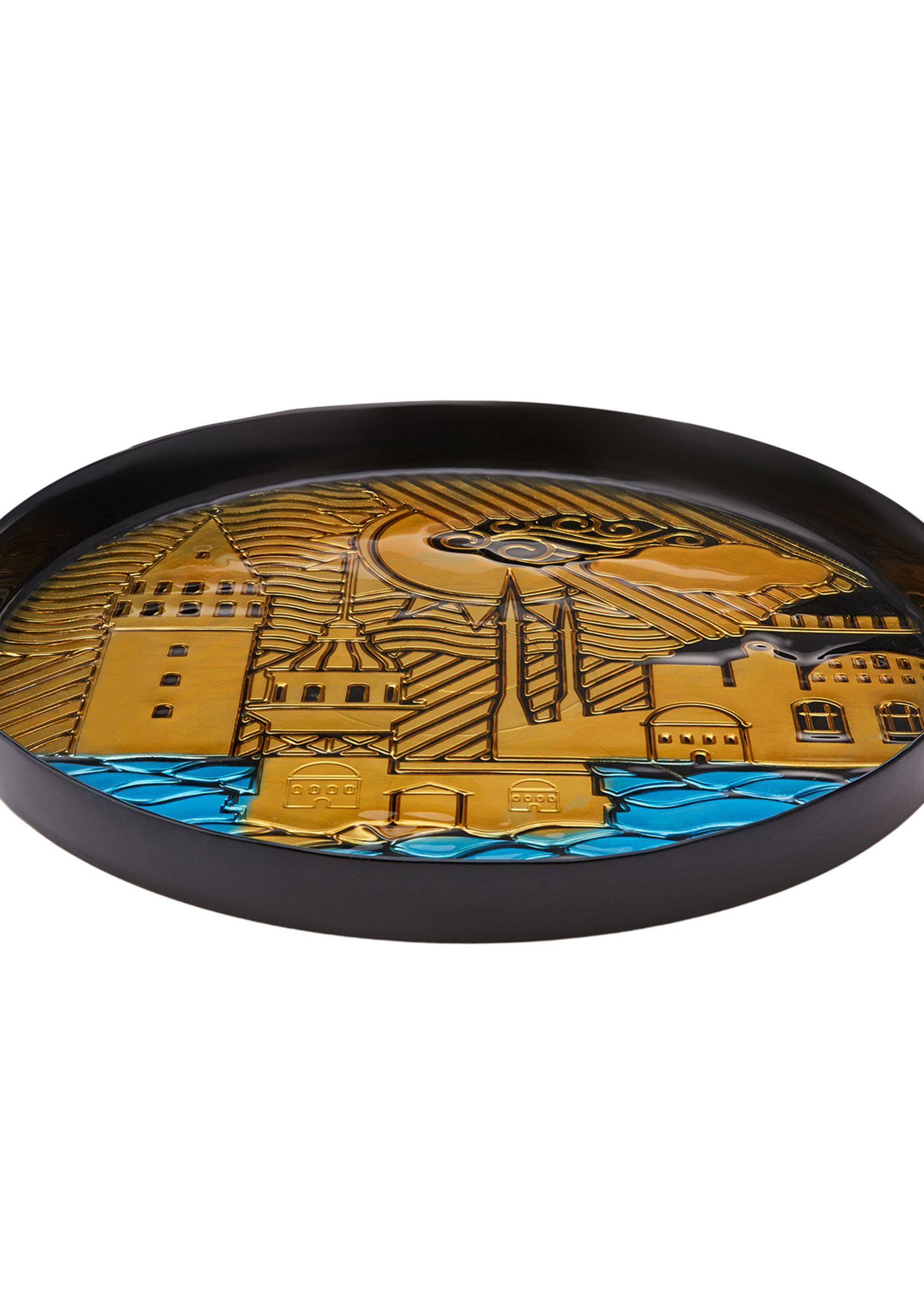 Karaca Istanbul Tray Black 33 cm