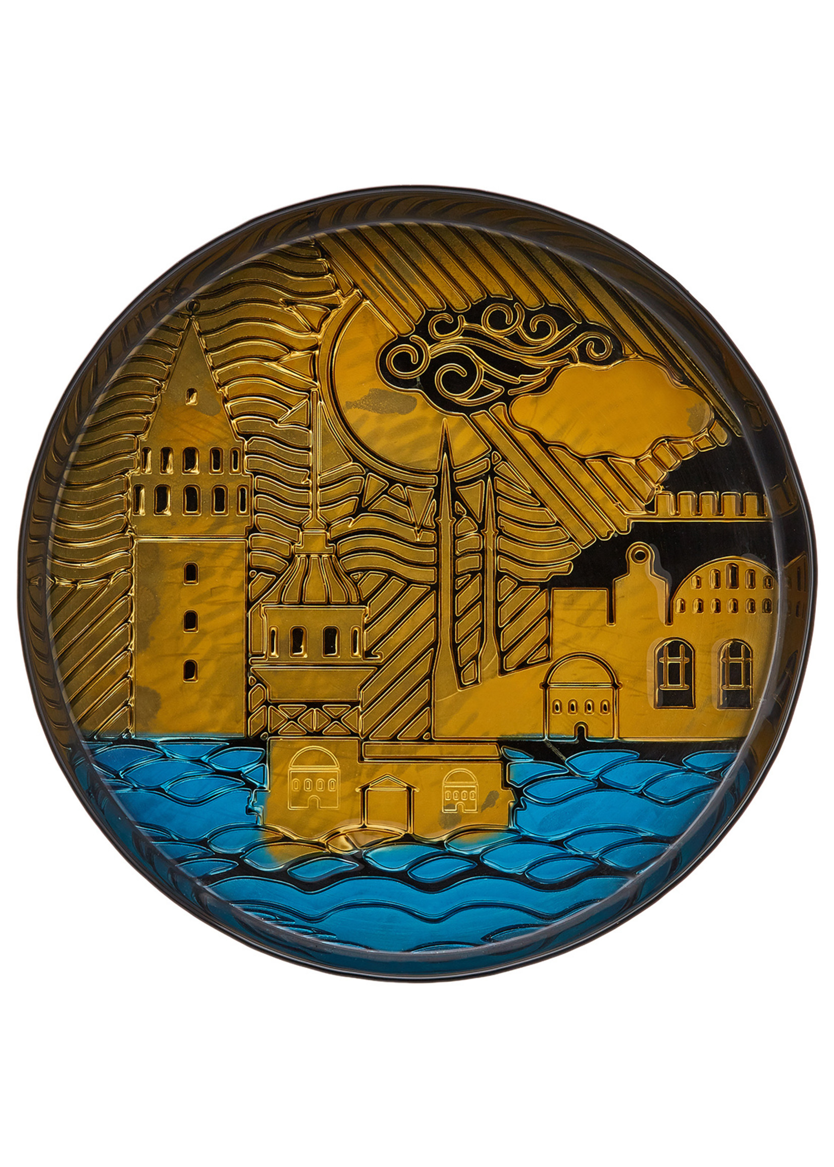 Karaca Istanbul Tray Black 33 cm