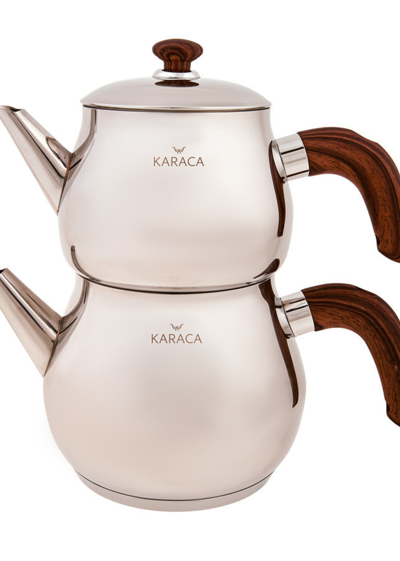 Karaca Silva Steel Teapot Set