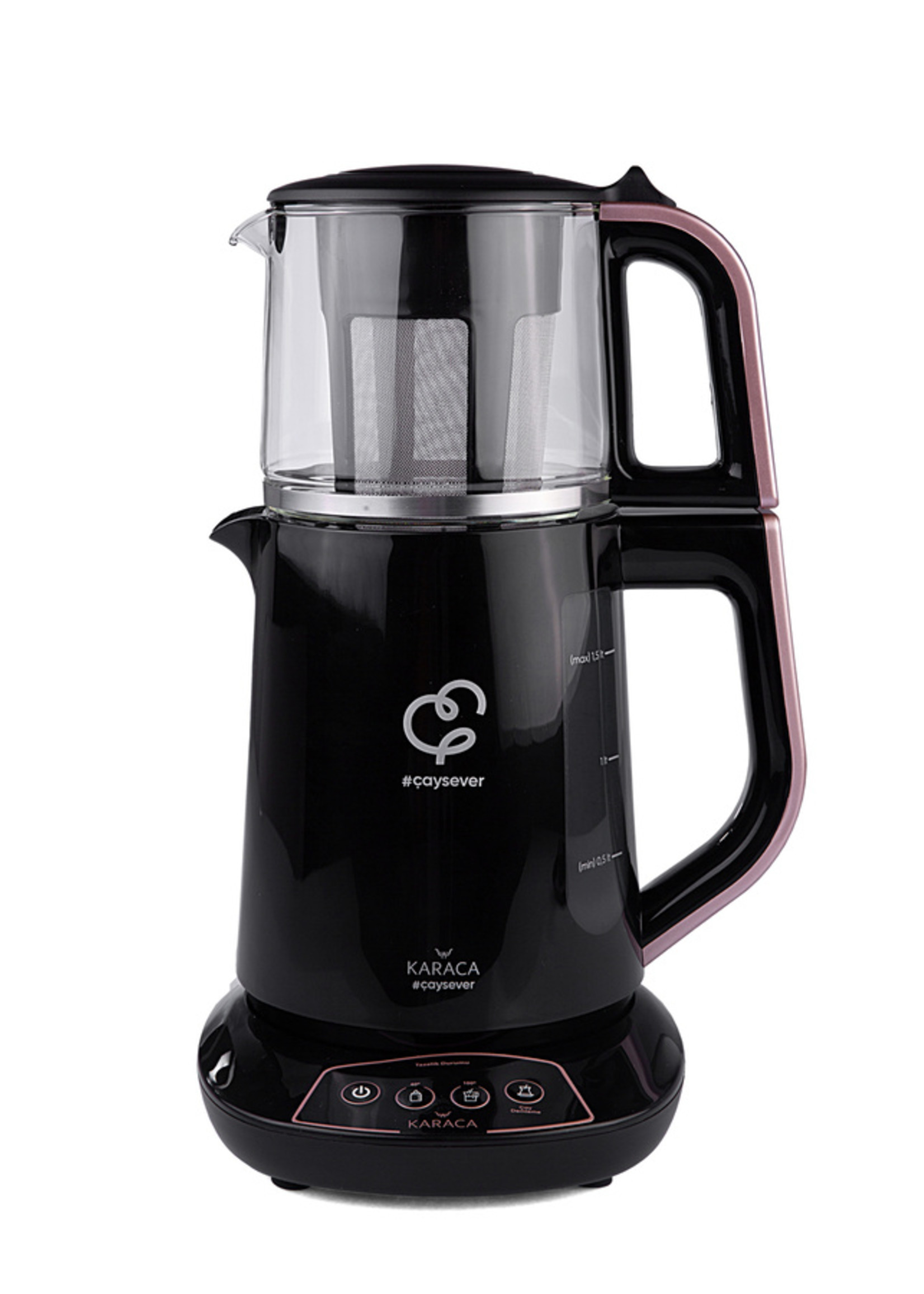 Karaca Çaysever Talking Tea Maker 1700W Rosegold