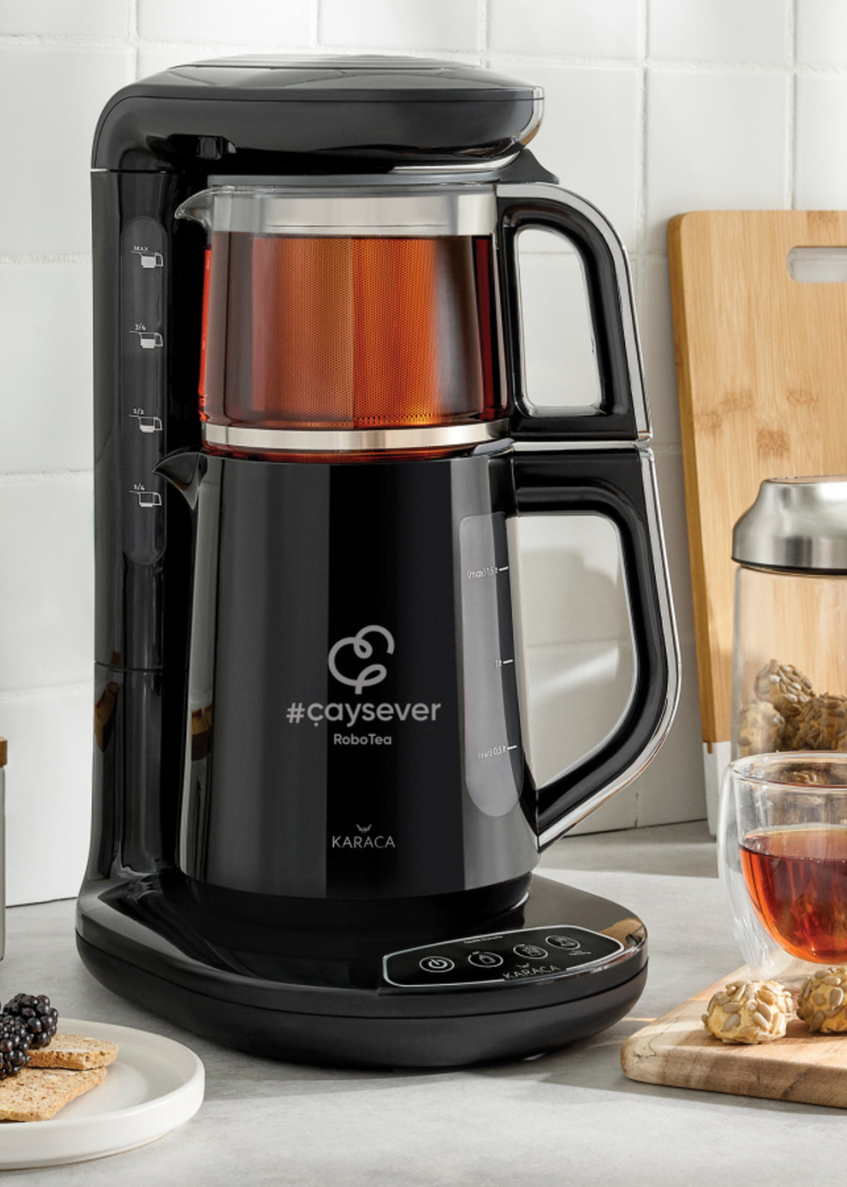 Karaca Çaysever Robotea Chrome Tea Maker