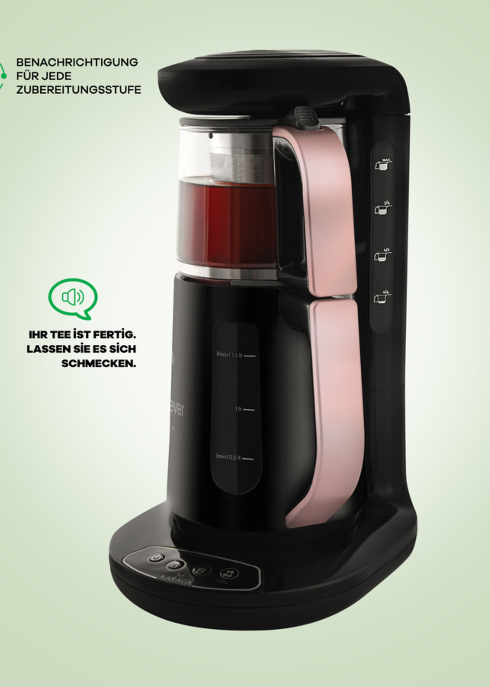 Karaca Çaysever Robotea Rosegold Tea Maker