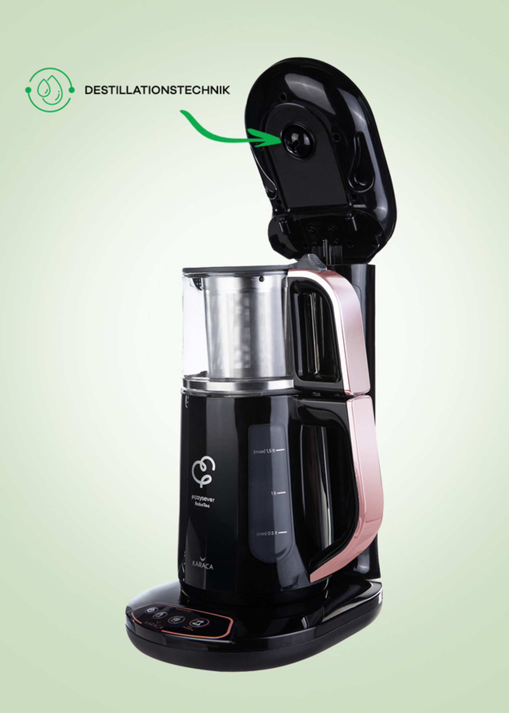 Karaca Çaysever Robotea Rosegold Tea Maker