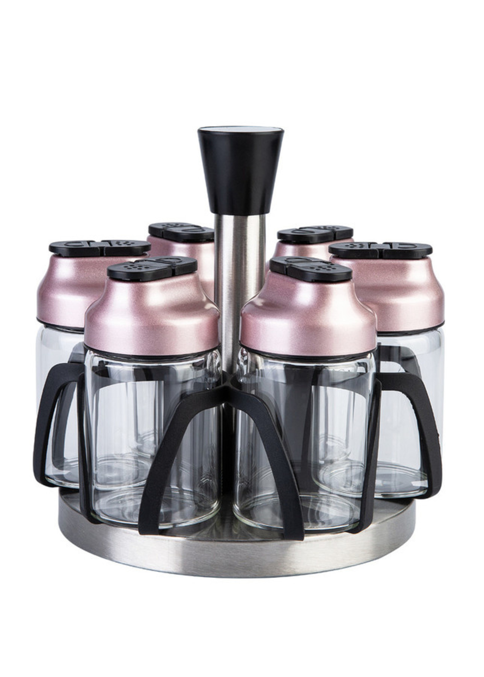Karaca Dimple Rosegold 7 Piece Spice Set