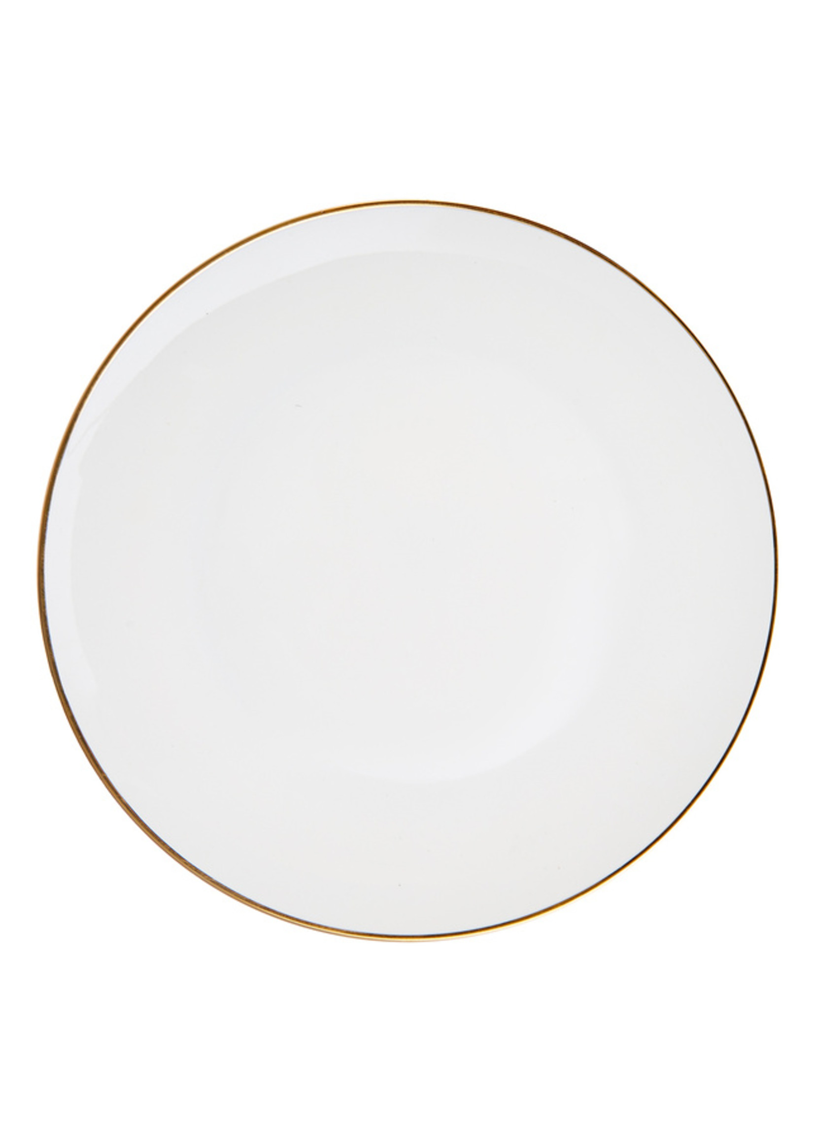Karaca Alicia 24 Pieces 6 Person Porcelain Gold Round Dinnerware