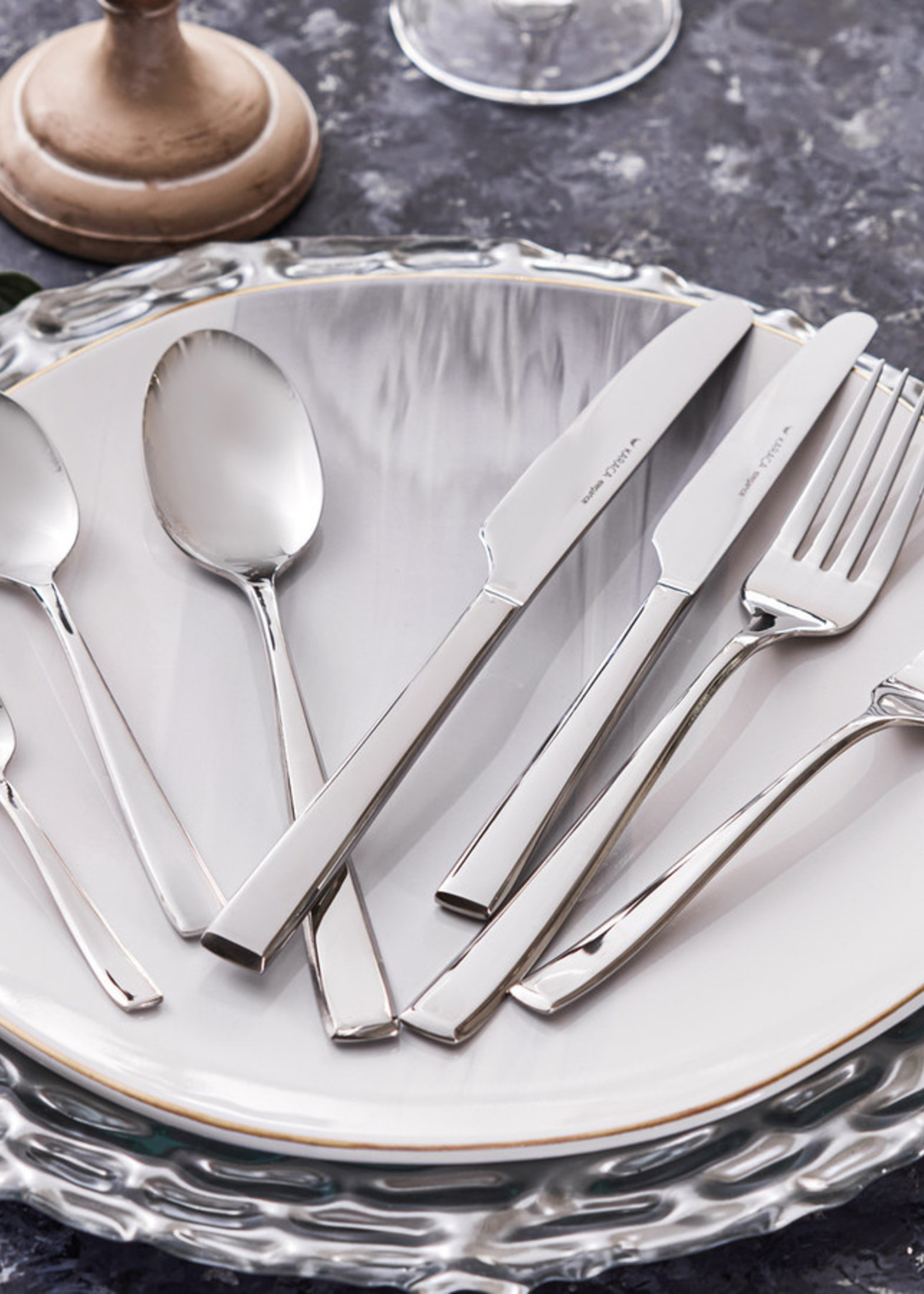 Karaca Linus 84 Pcs Cutlery Set for 12 Persons Elegance Boxed