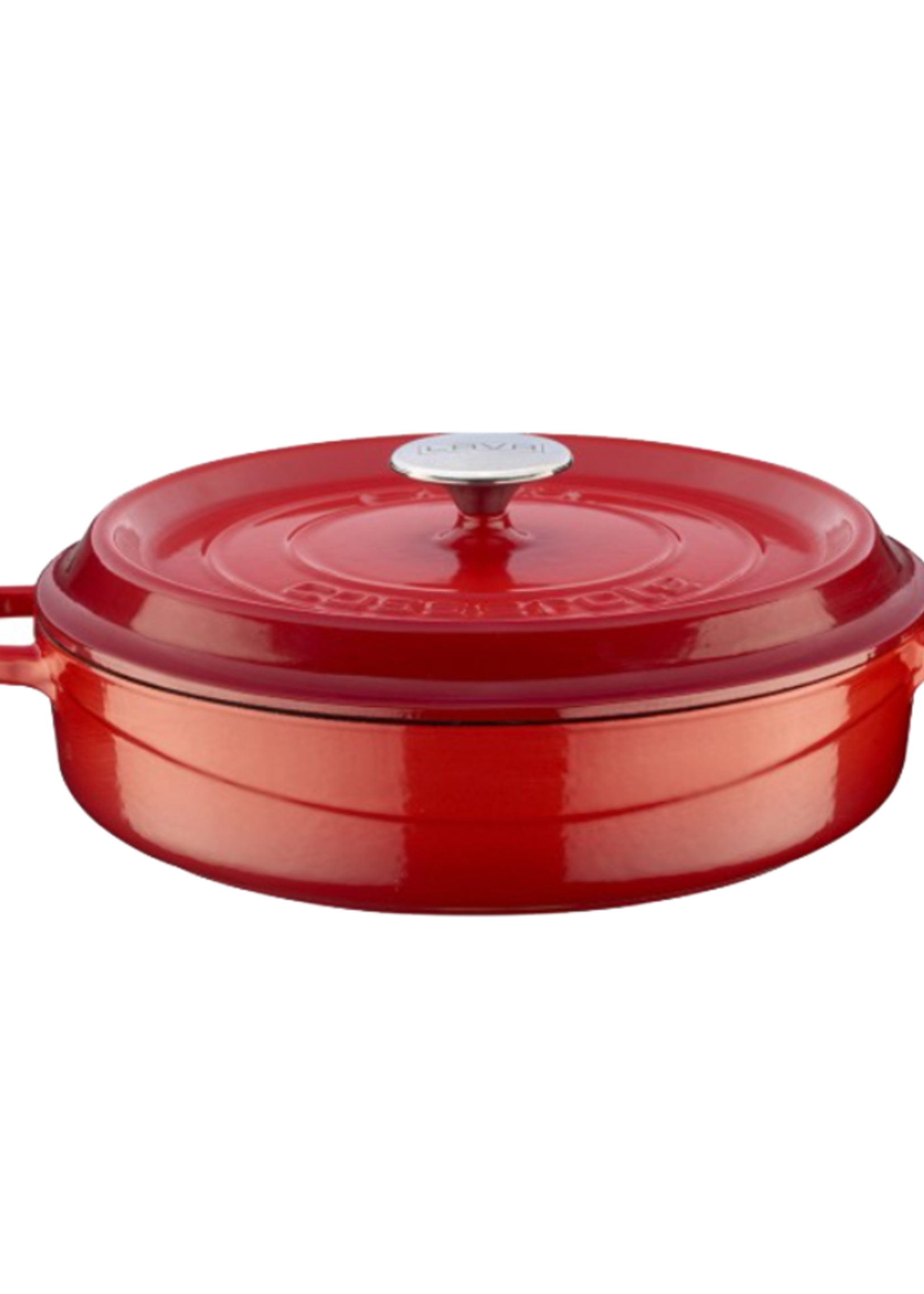 Lava Casting Multi-Purpose Shallow Pot Black 28 cm LV Y ST 28 K2