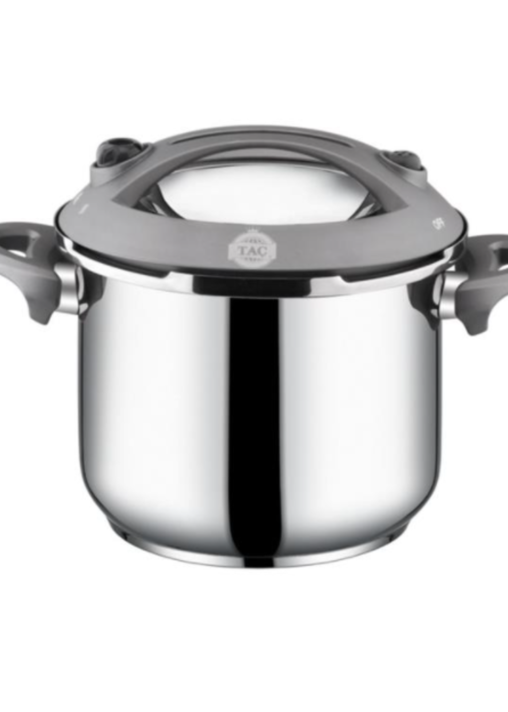 Taç Presto 6 Liter Pressure Cooker With Induction Base Gray