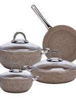 Karaca Avanos Terra Granite 7 Piece Cookware Set Non Toxic