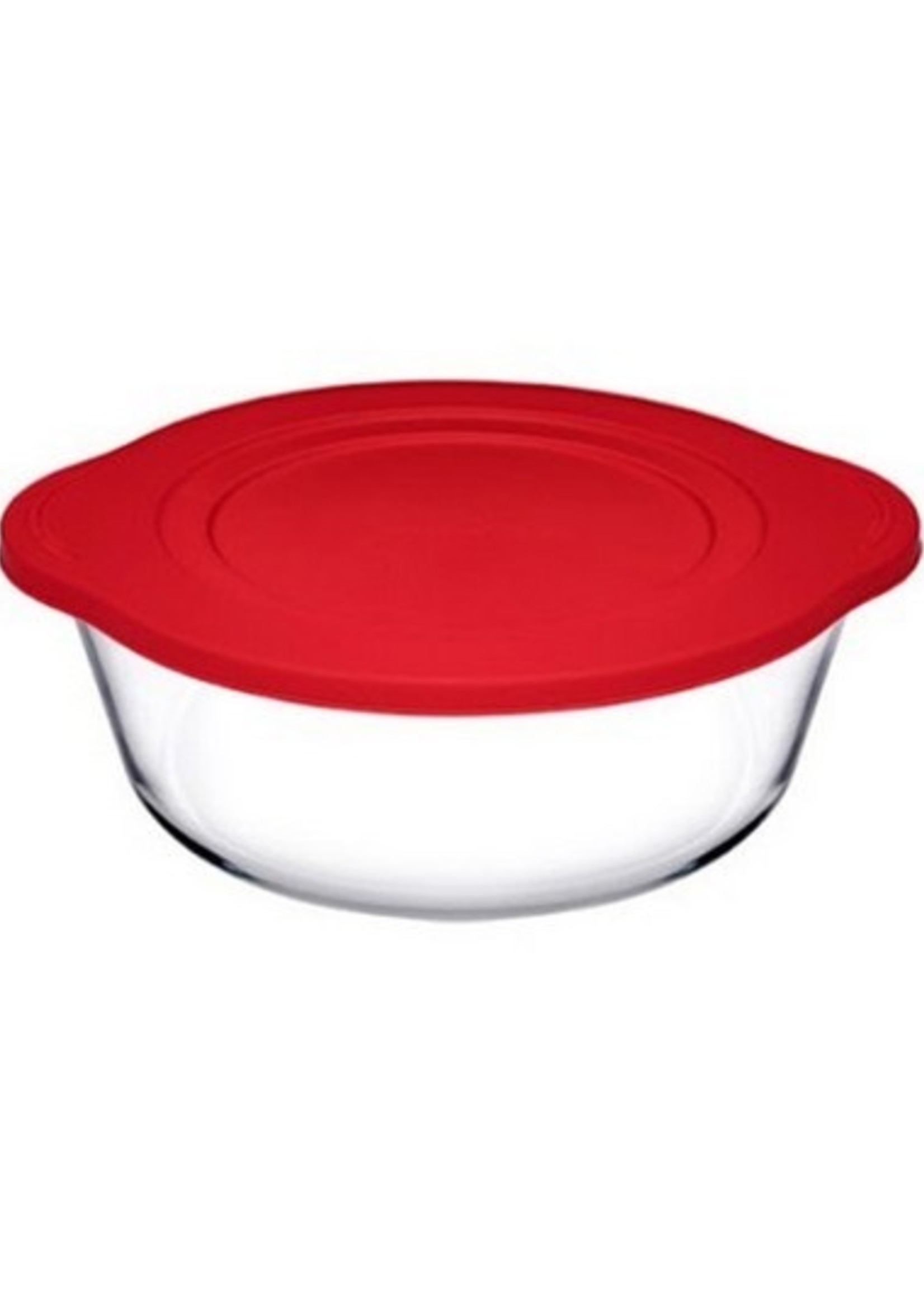 Paşabahçe Round Pyrex Glass with Plastic Cover PB-59133