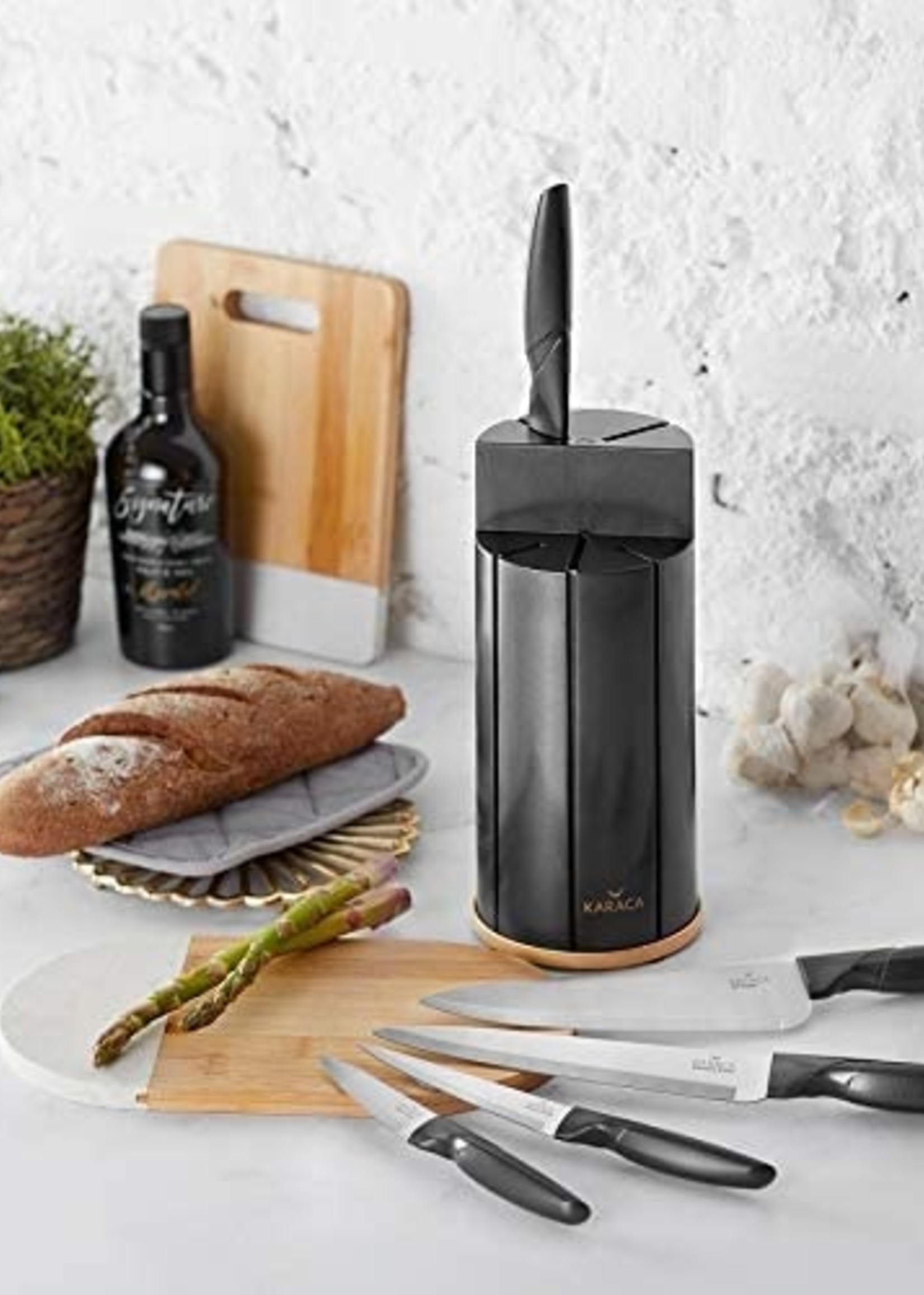Karaca Retro Anthracite 6 Piece Knife Set