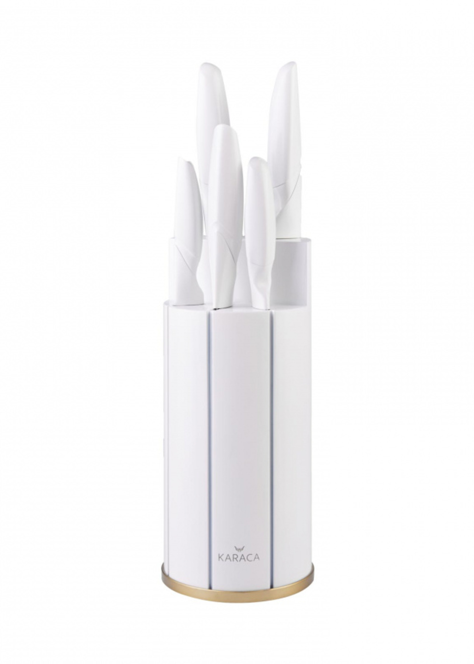 Karaca Retro White 6 Piece Knife Set