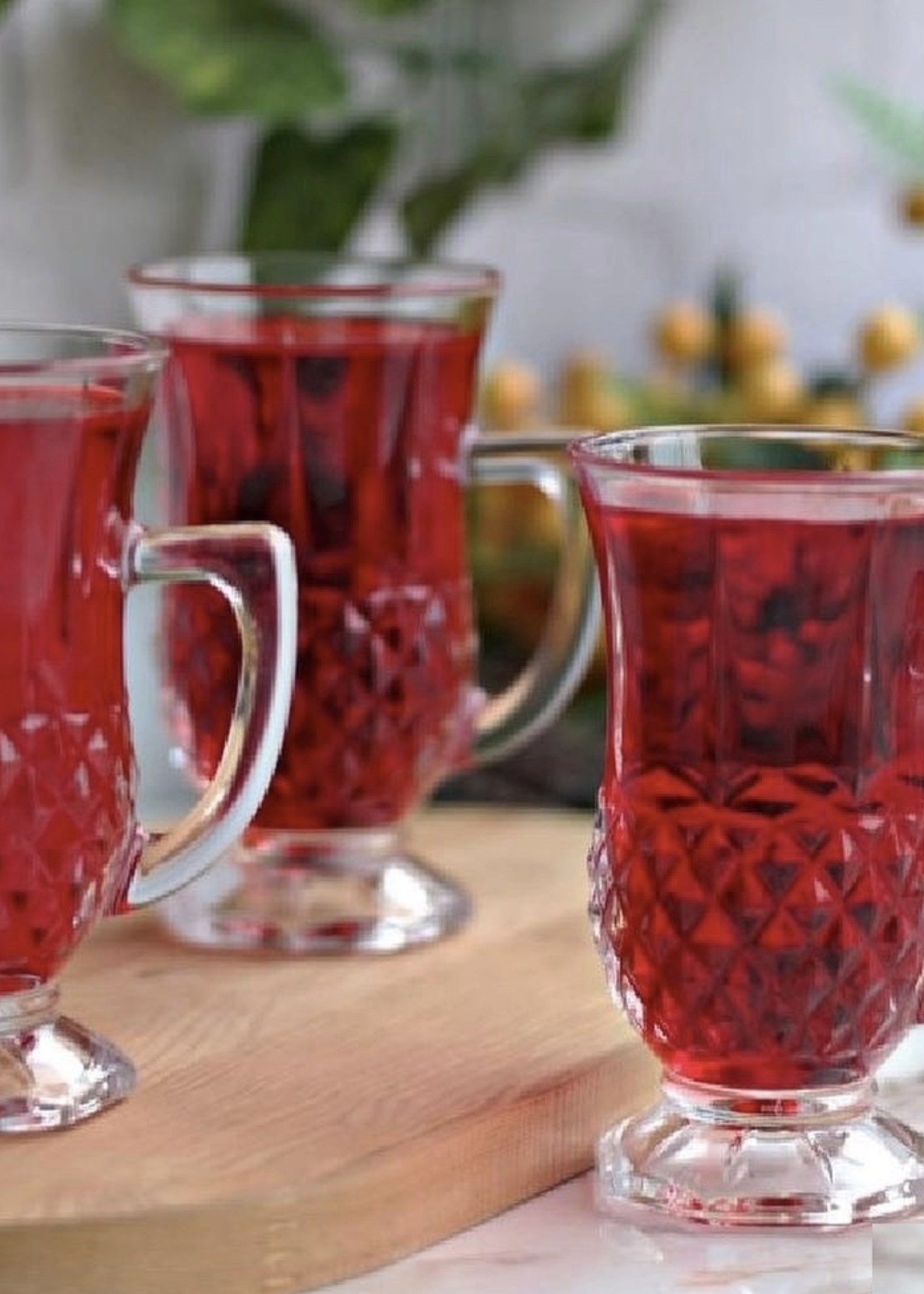 Istanbul Handled Glass Set of 6 Large PB-55671