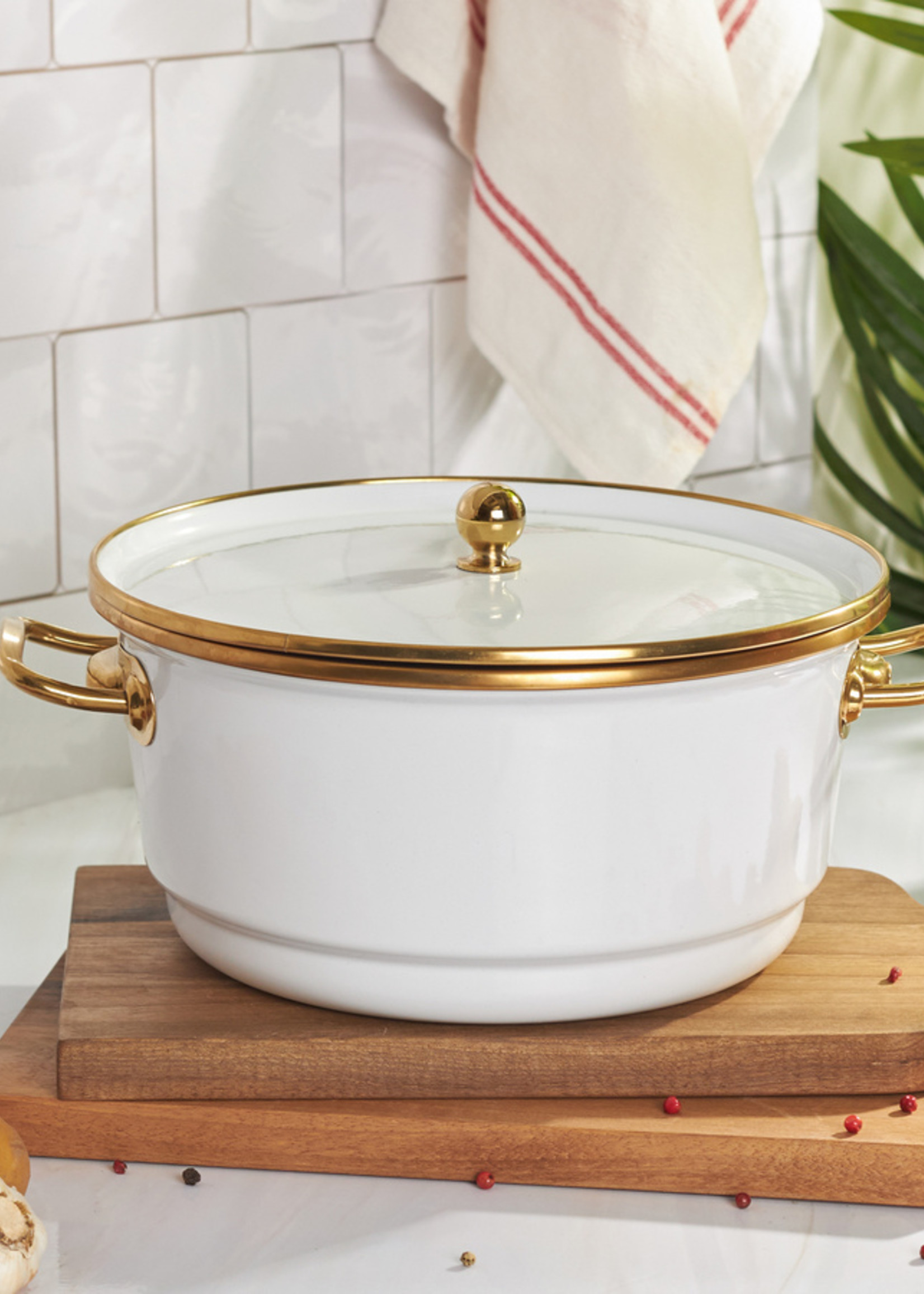 Karaca Troy Frying Pot White 24 cm