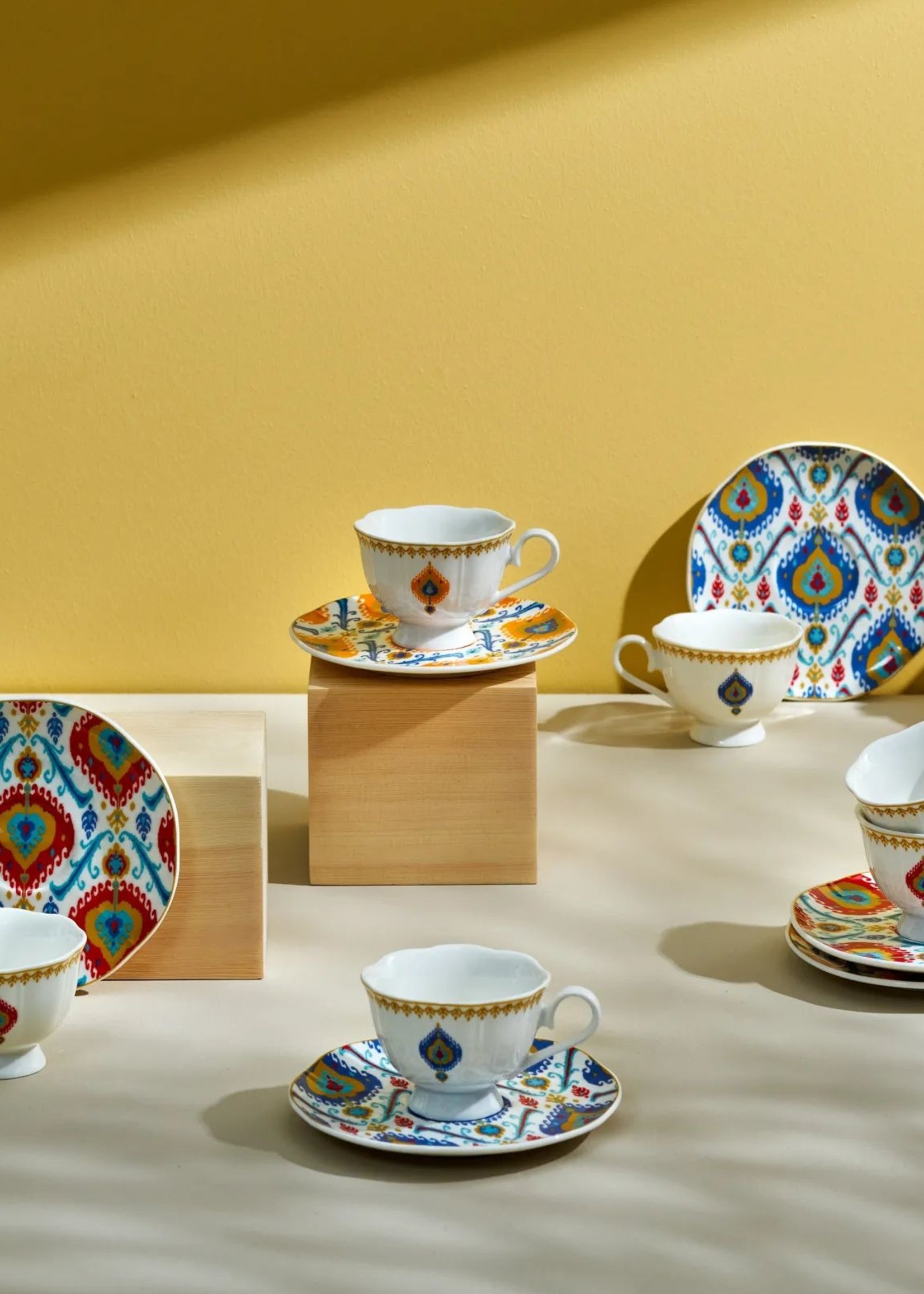 Karaca Regger Set of 6 Coffee Cups 90 ml