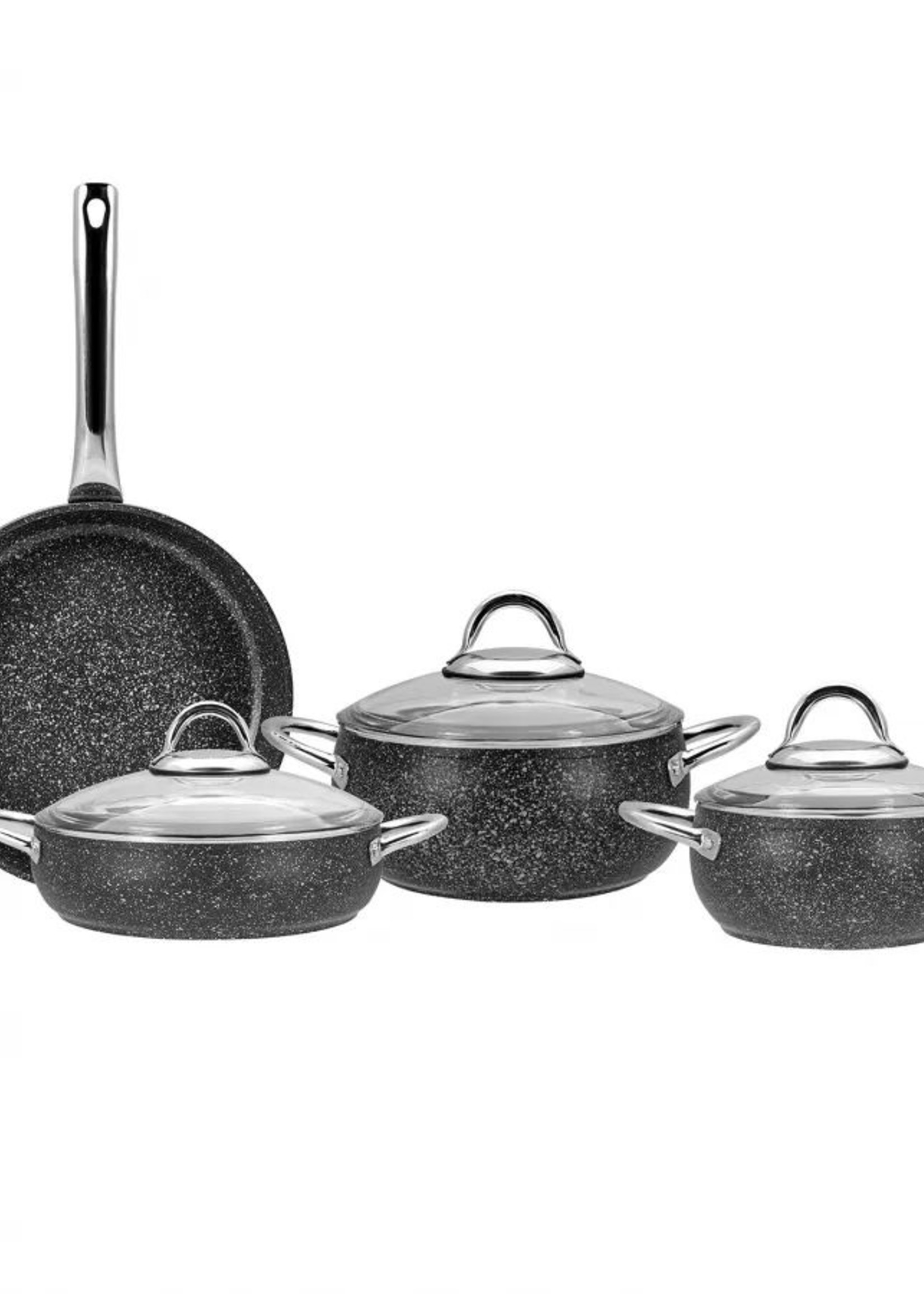 Karaca Avanos New Bio Granite 7 Piece Cookware Set
