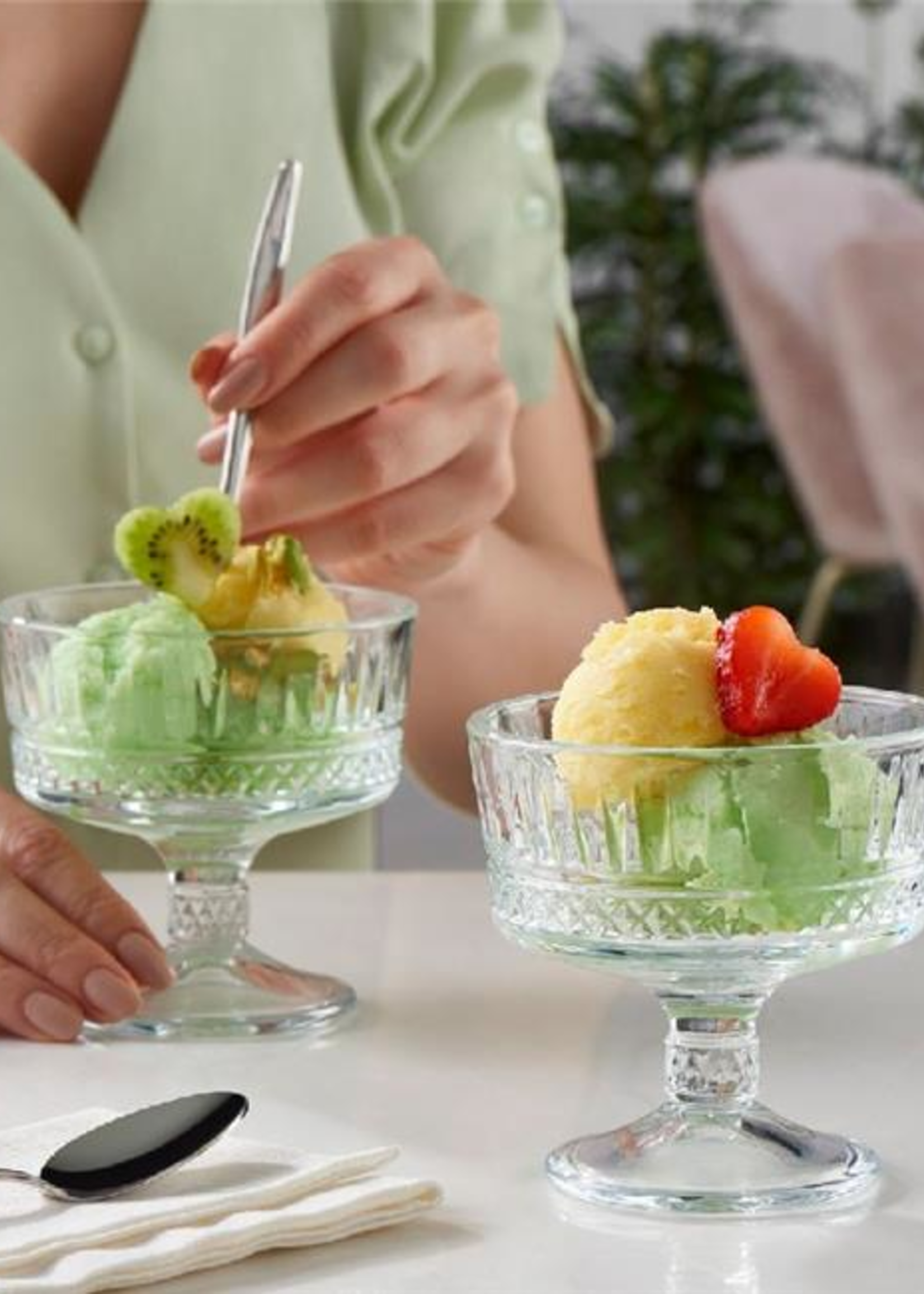 Paşabahçe Elysia Ice Cream Double Multi-Purpose Serving Bowl PB-51749