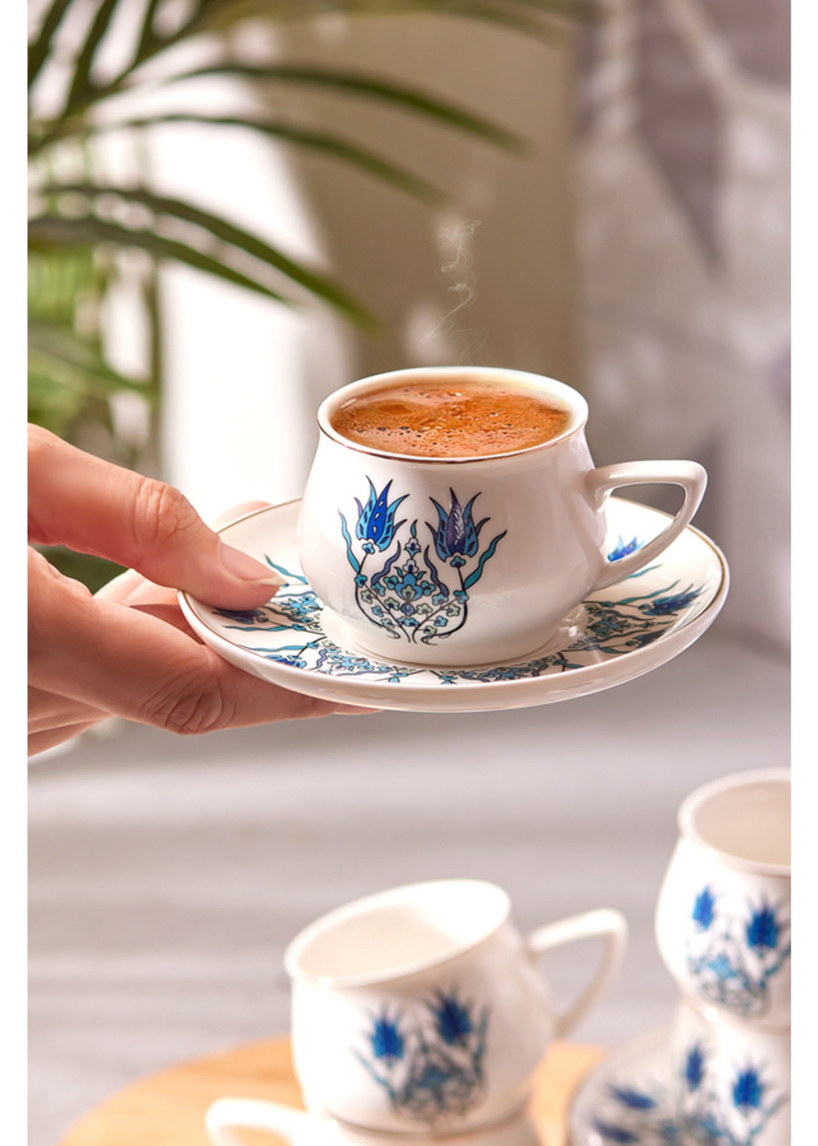 Karaca İznik New Form 6 Person Coffee Cup Set